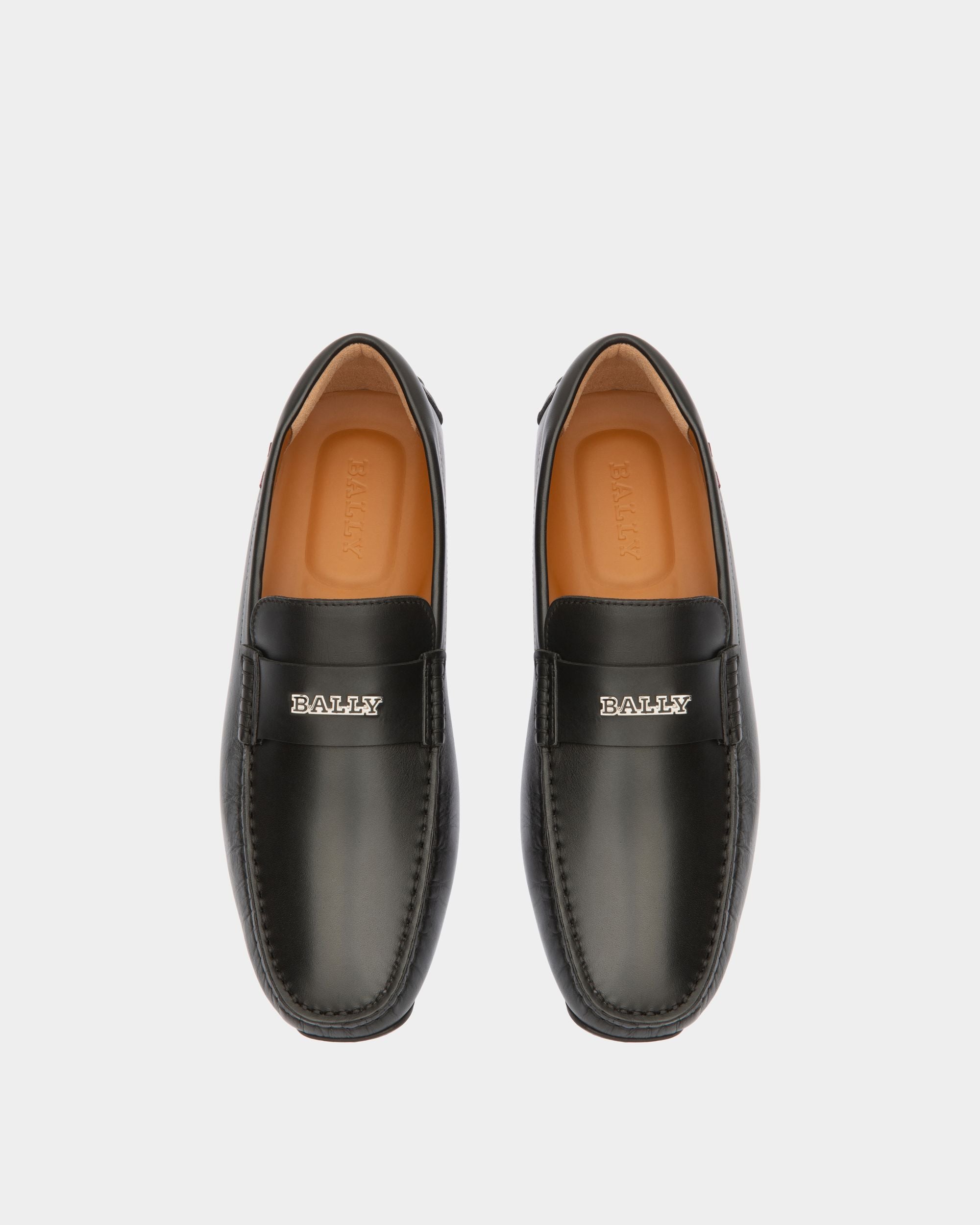 Palsy Driver In Pelle Nera - Uomo - Bally - 02