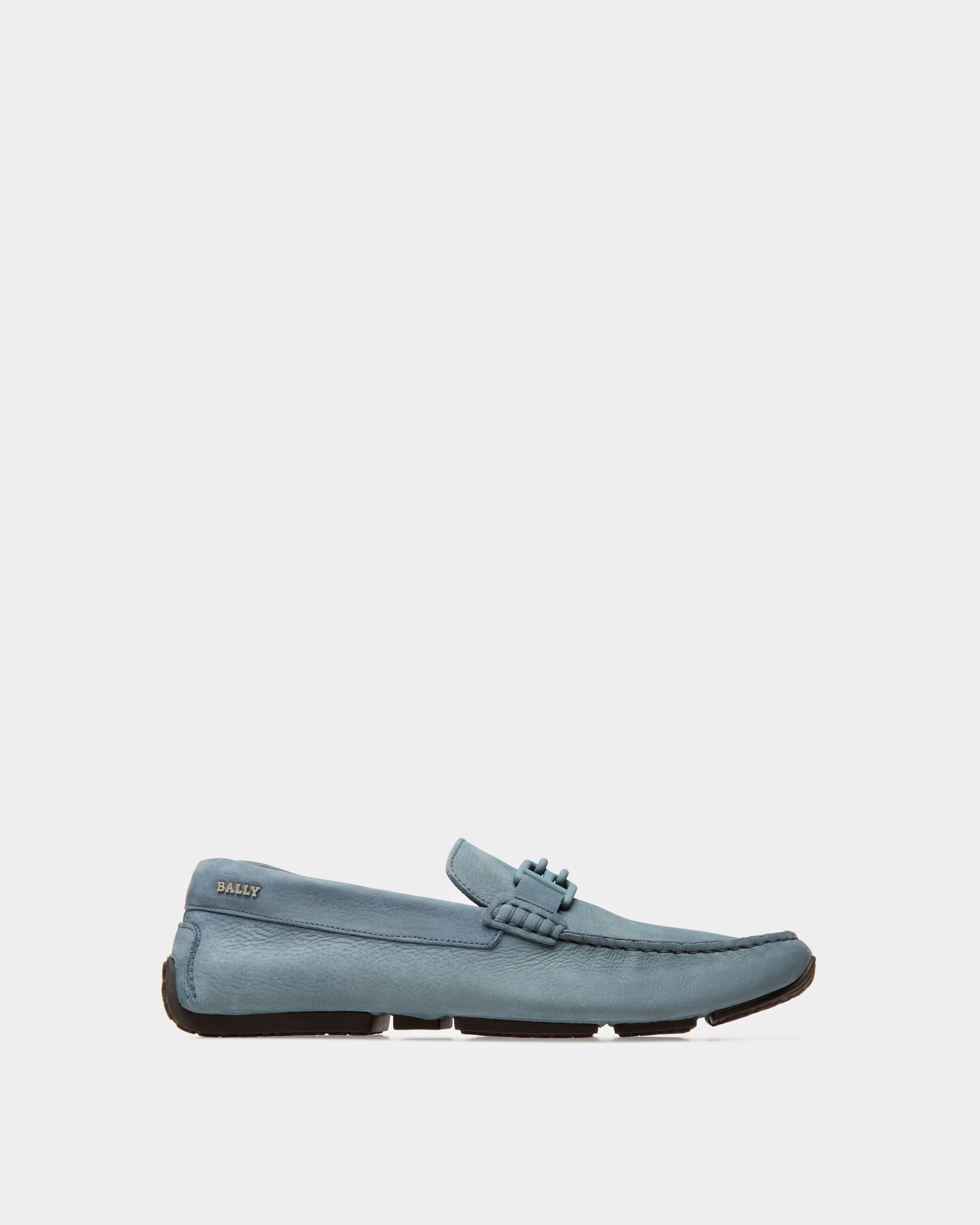 Parsal Driver In Pelle Blu - Uomo - Bally - 01