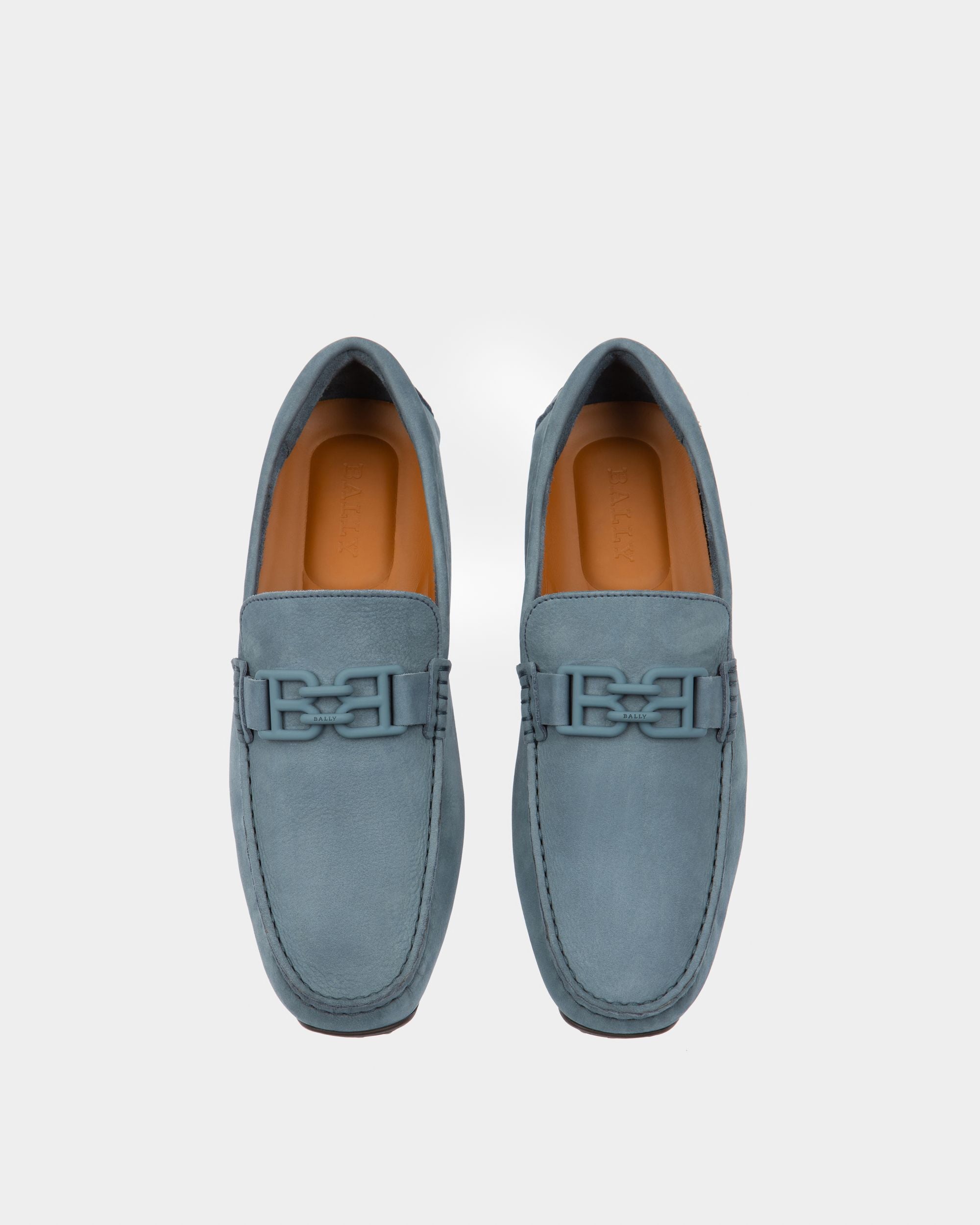 Parsal Driver In Pelle Blu - Uomo - Bally - 02