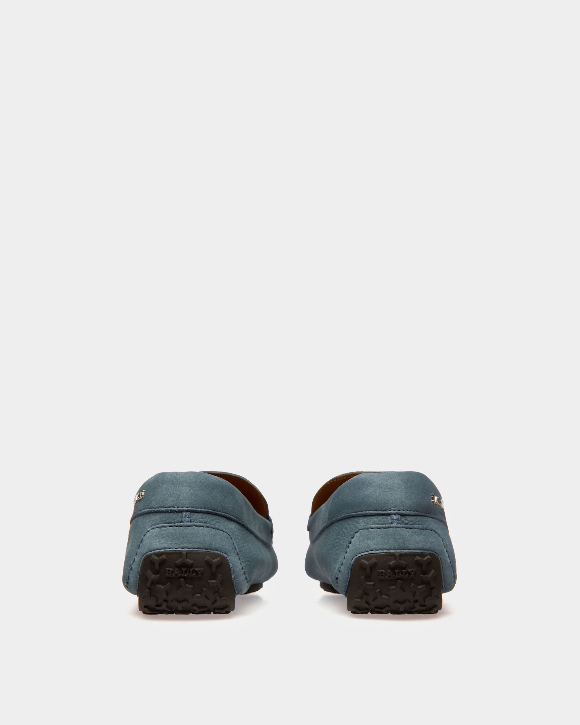 Parsal Driver In Pelle Blu - Uomo - Bally - 03