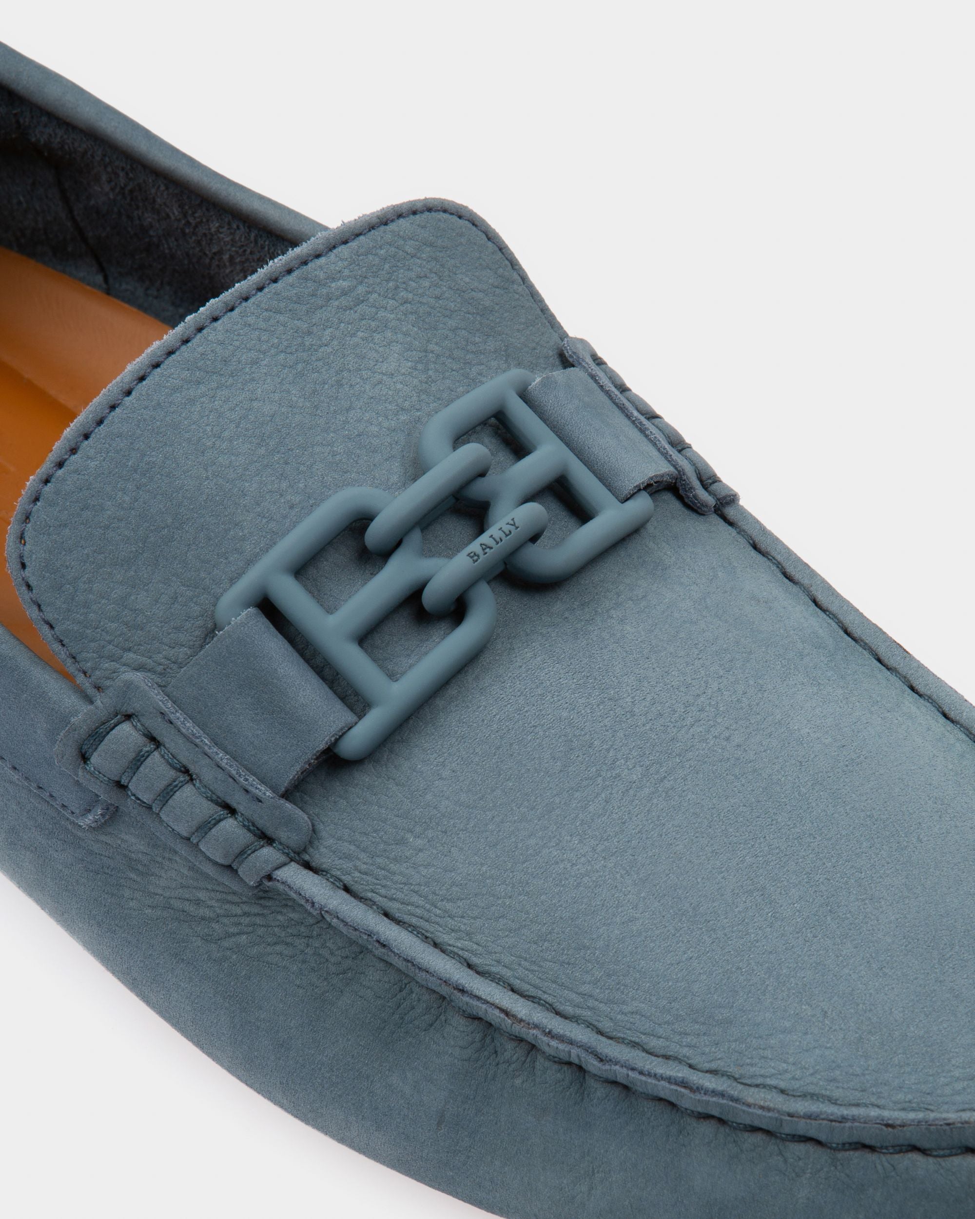 Parsal Driver In Pelle Blu - Uomo - Bally - 05