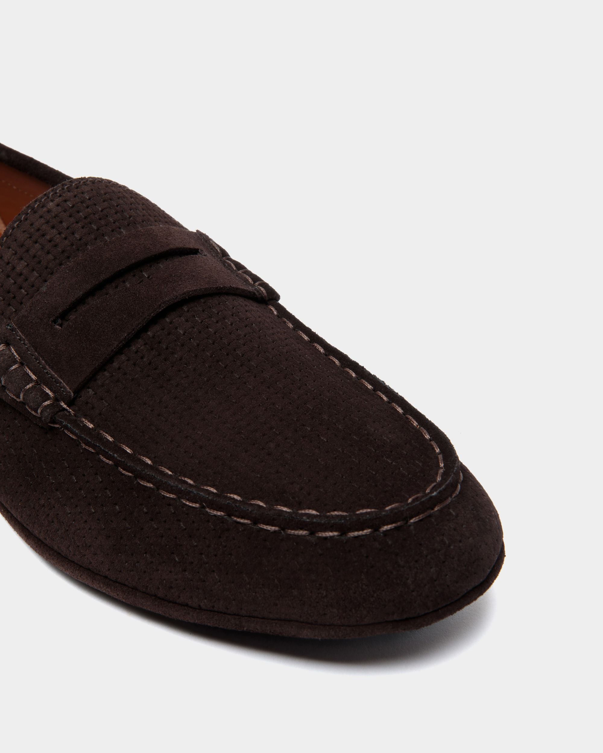Driver Kerbs In Pelle Scamosciata Goffrata - Uomo - Bally - 04