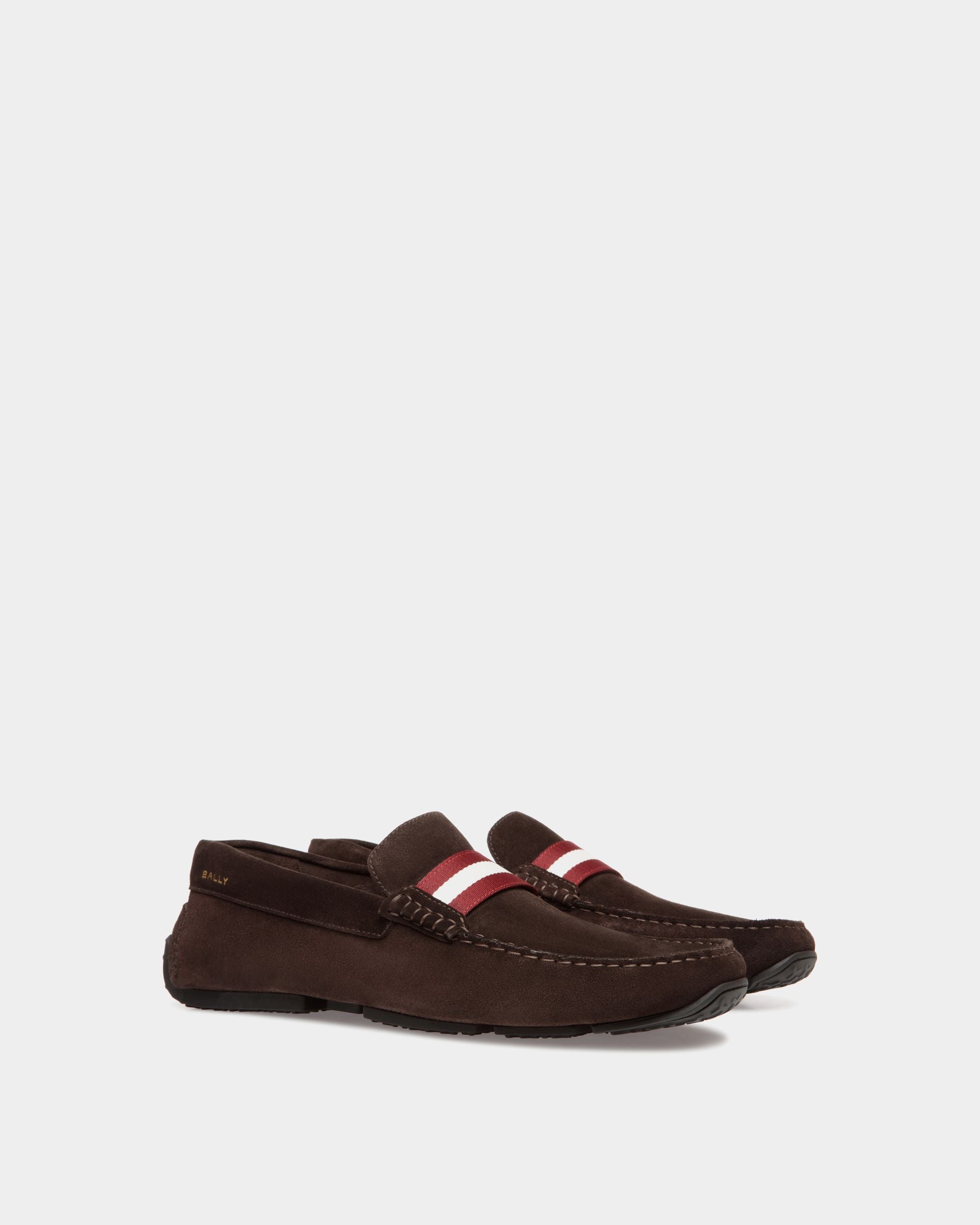 Pilot Driver In Brown  Leather - Uomo - Bally - 02