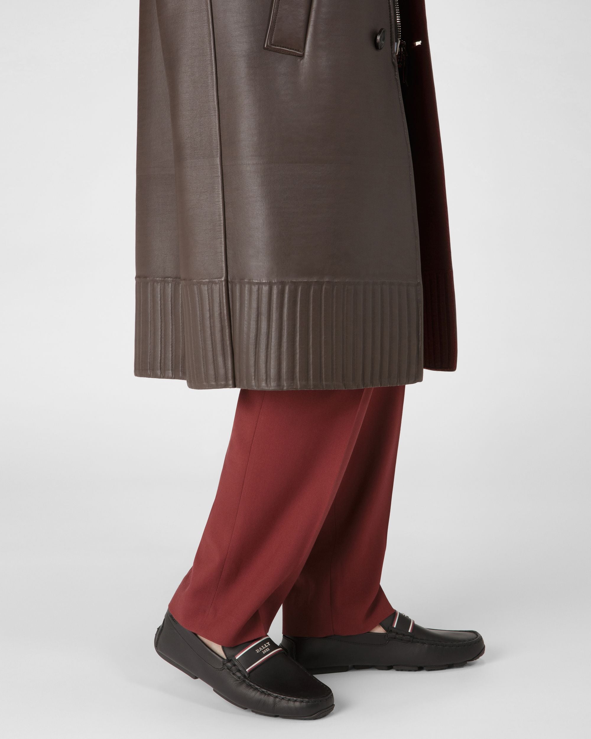 Pabyl Driver In Pelle Nera - Uomo - Bally - 07
