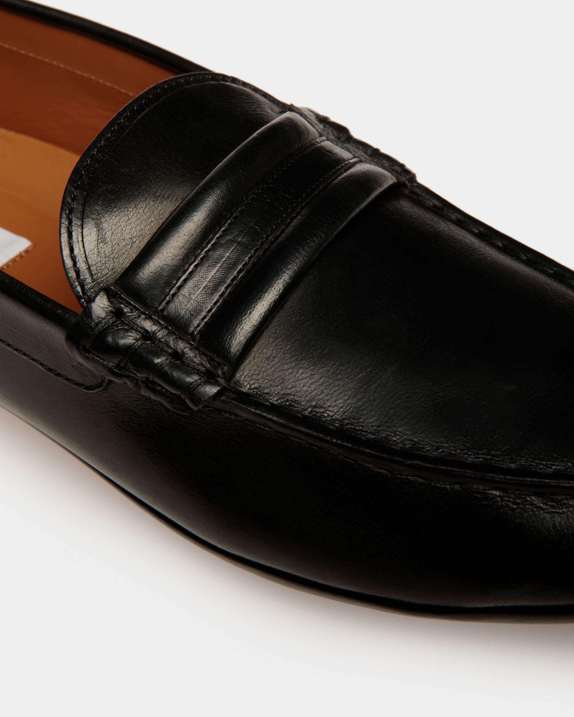 Driver Kerbs In Pelle Nera - Uomo - Bally - 05