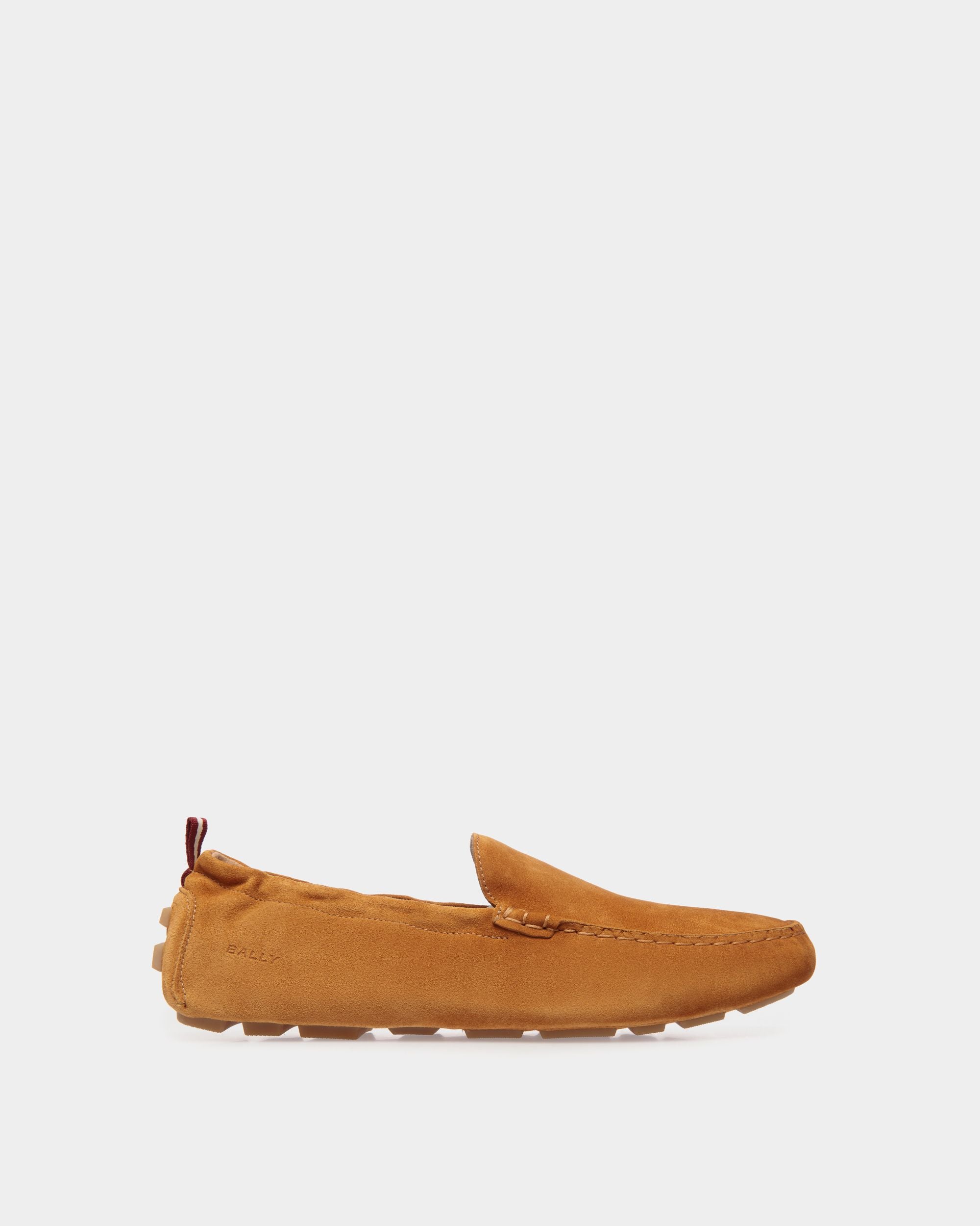 Driver Kerbs In Pelle Scamosciata Marrone - Uomo - Bally - 01