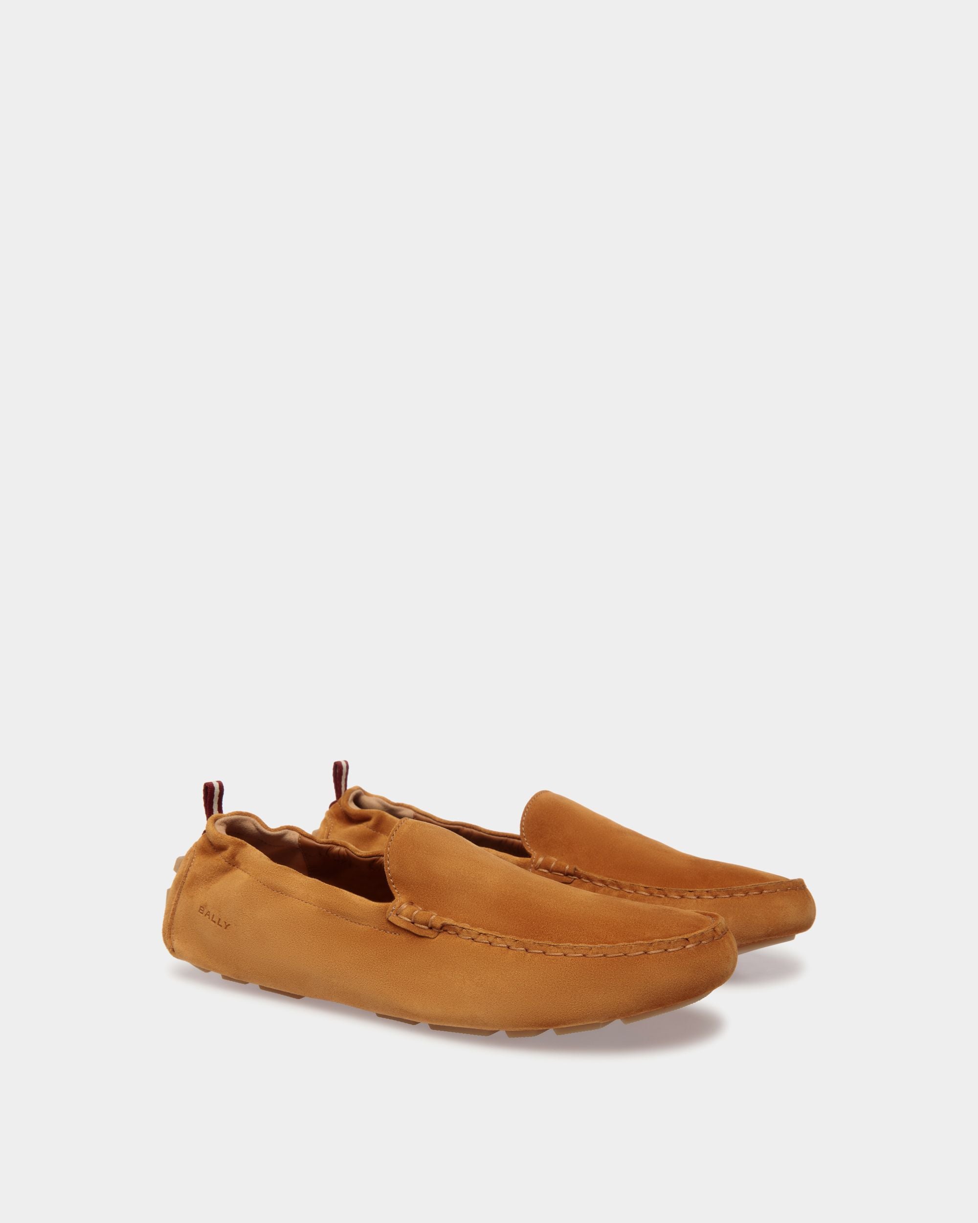 Driver Kerbs In Pelle Scamosciata Marrone - Uomo - Bally - 03