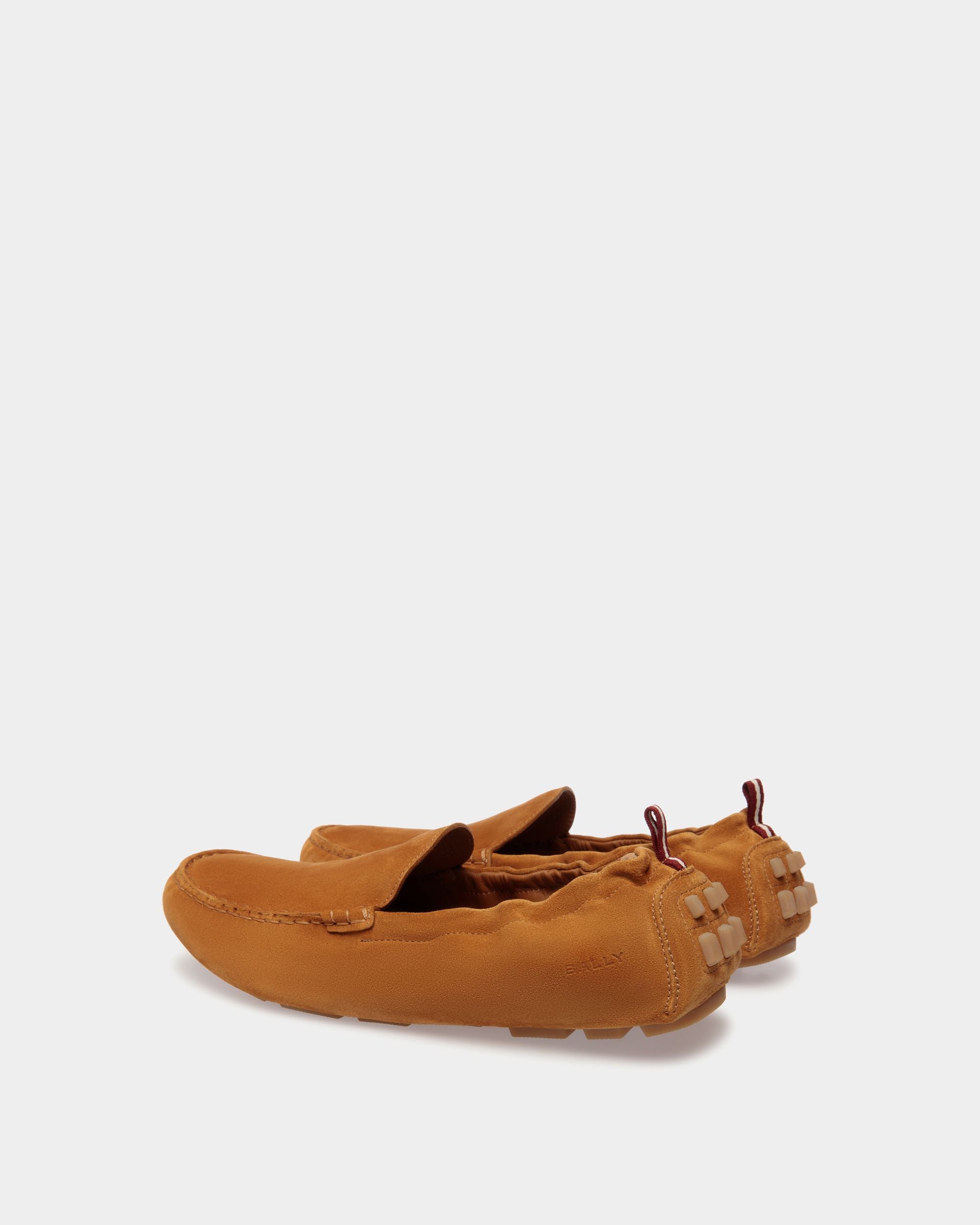 Driver Kerbs In Pelle Scamosciata Marrone - Uomo - Bally - 04