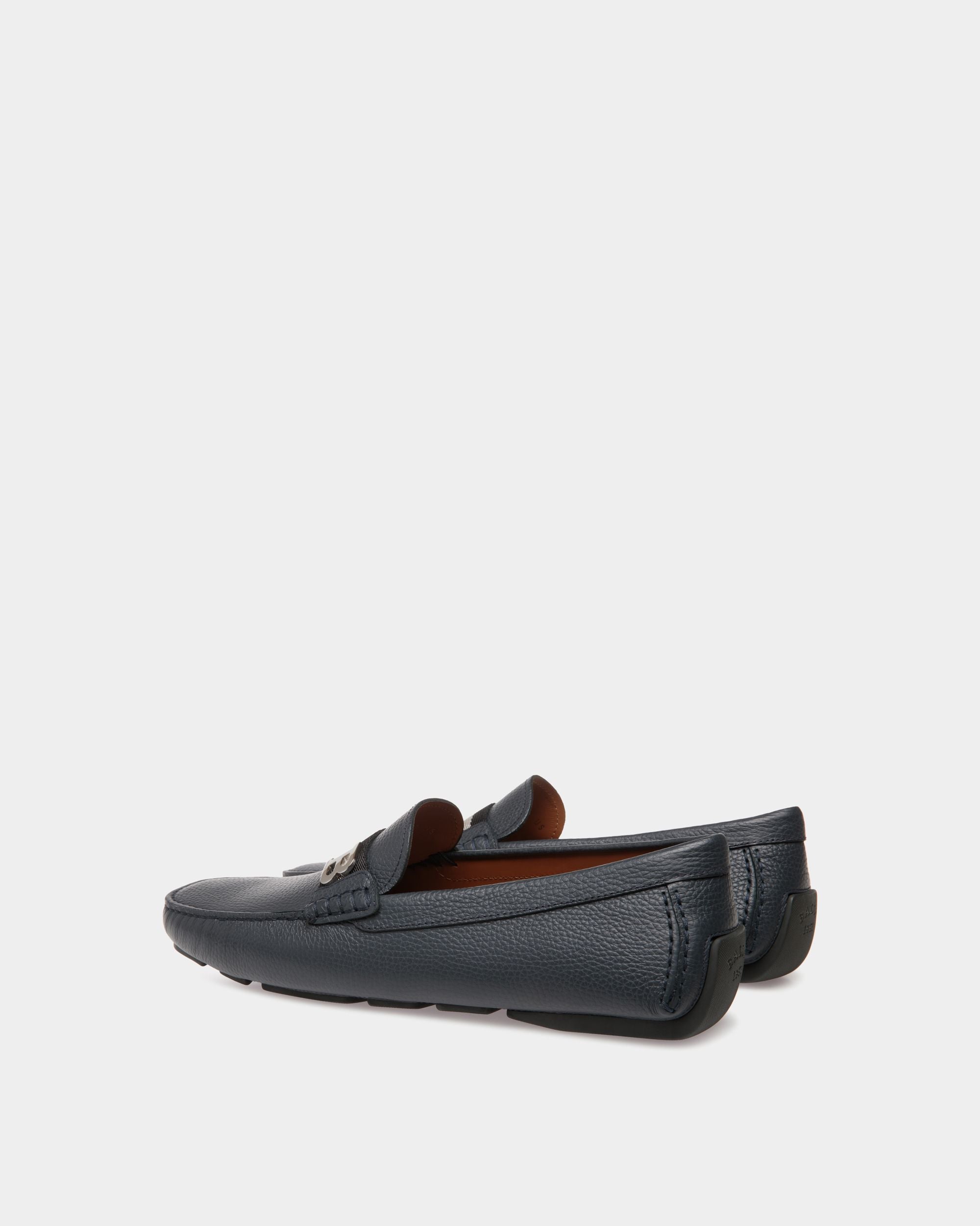 Driver In Pelle Granata Blu - Uomo - Bally - 03