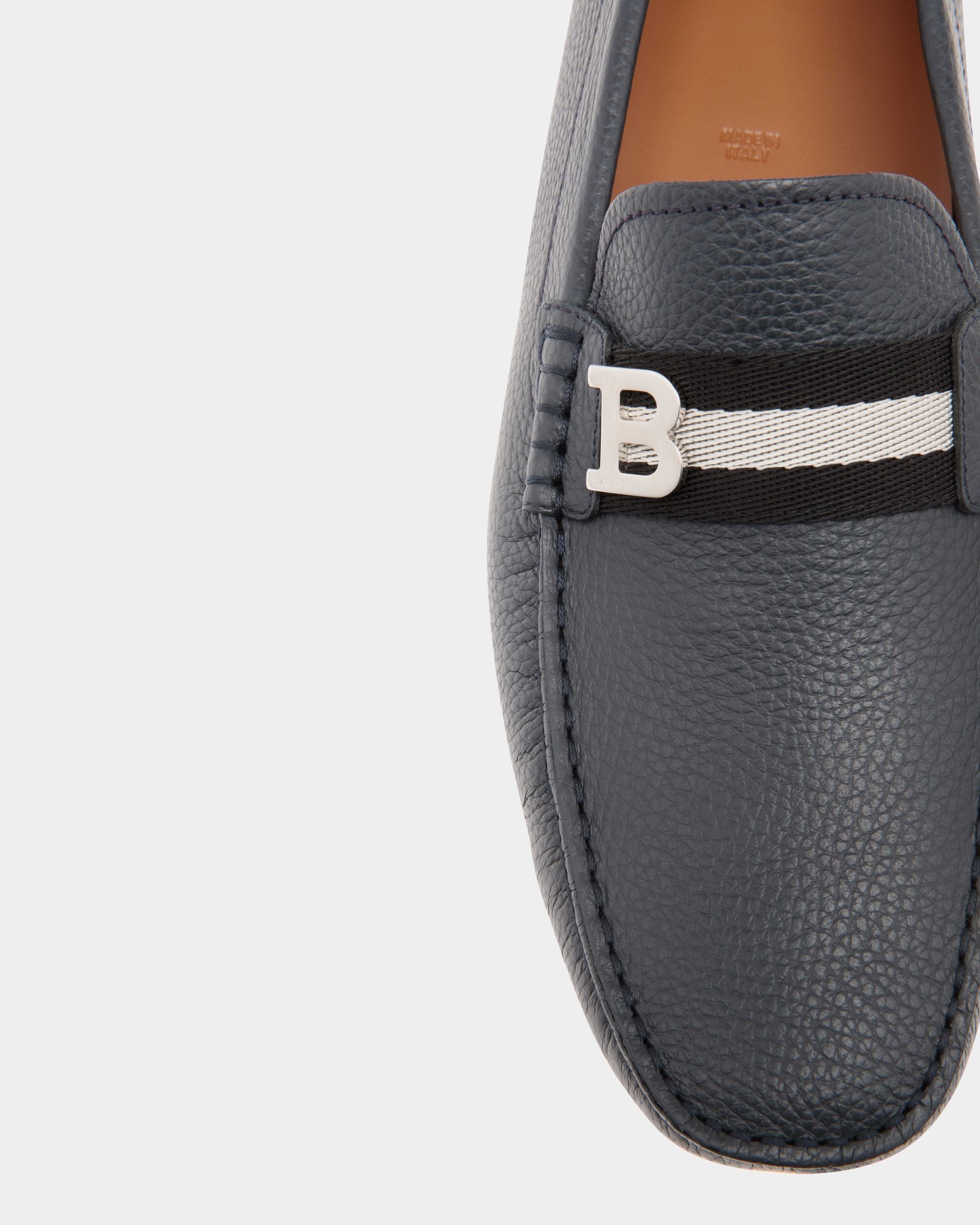 Driver In Pelle Granata Blu - Uomo - Bally - 05