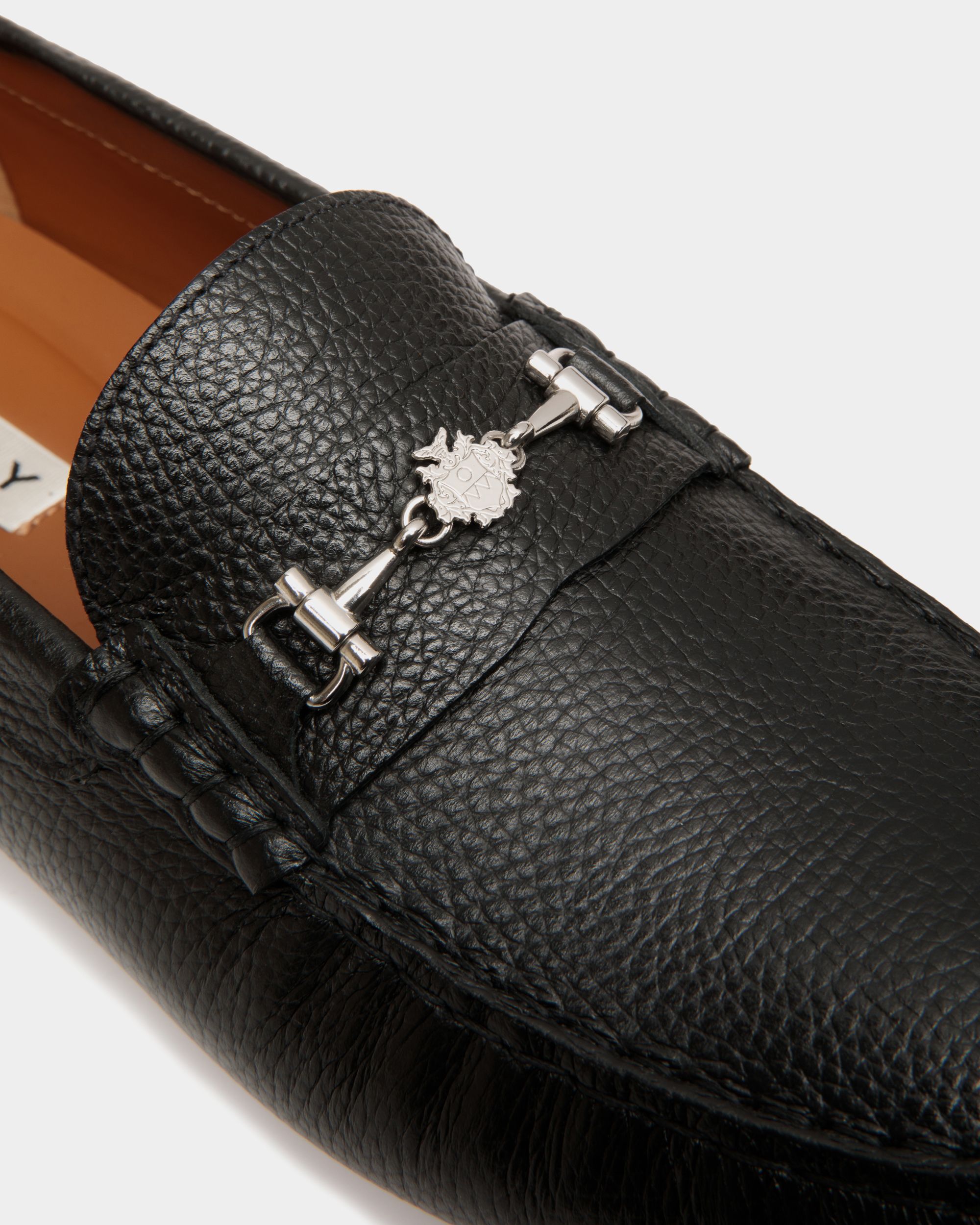 Driver Kerbs In Pelle Granata Nera - Uomo - Bally - 06