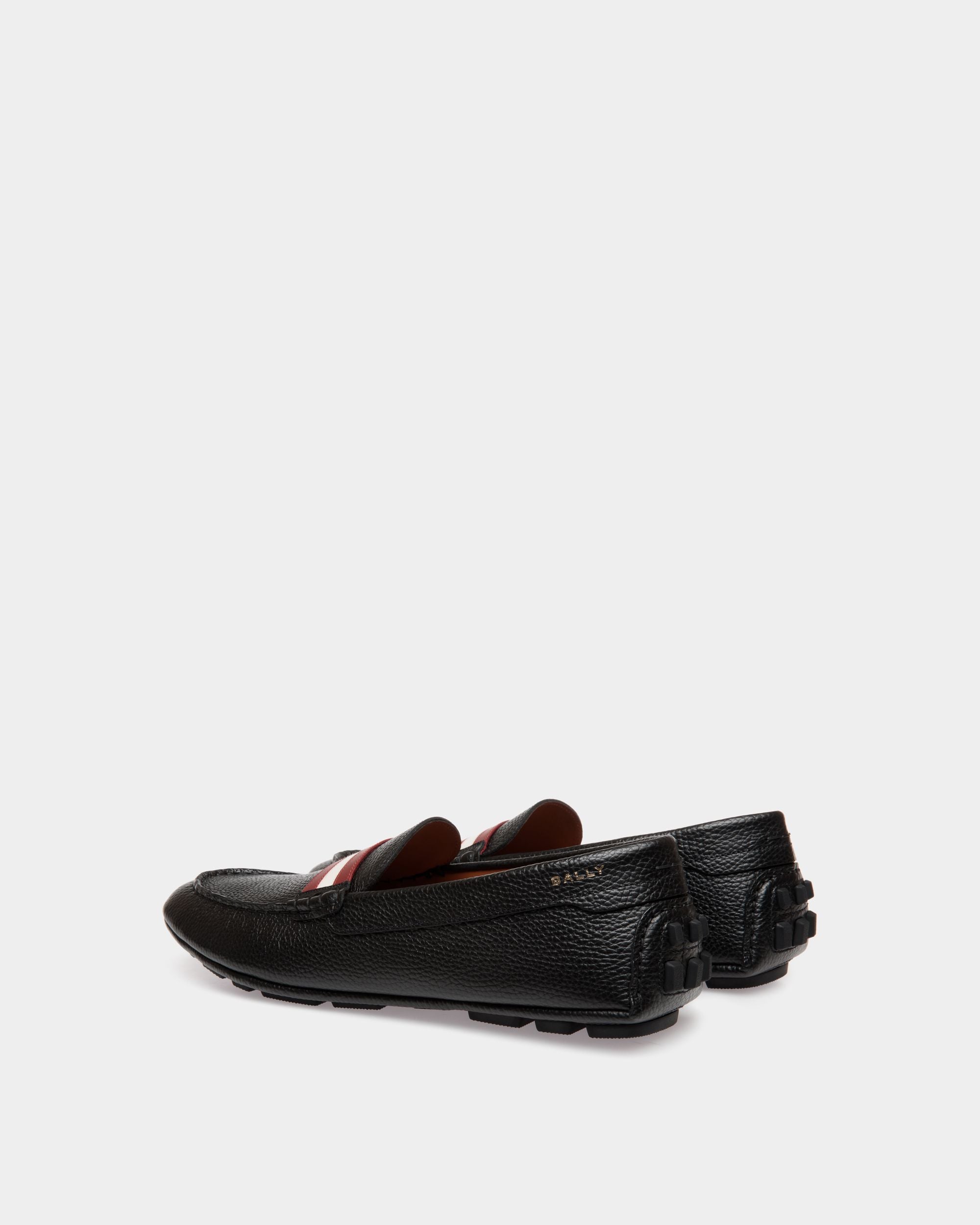 Driver Kerbs In Pelle Granata Nera - Uomo - Bally - 03