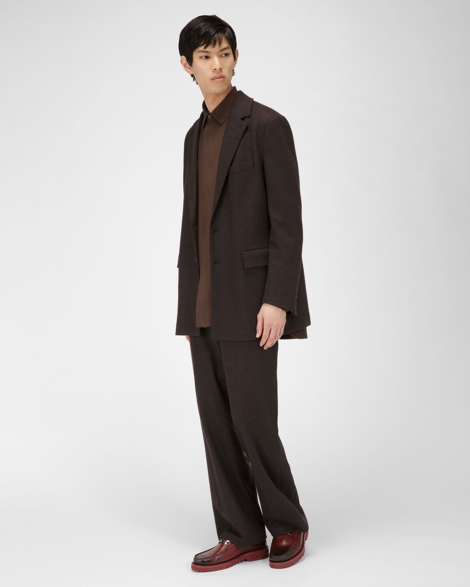 Novian Mocassini In Pelle Rosso Antico - Uomo - Bally - 03