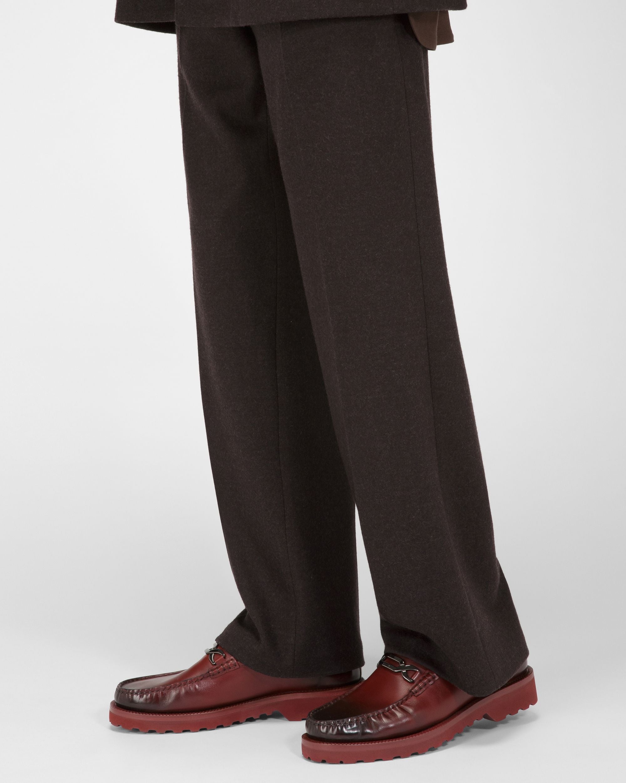 Novian Mocassini In Pelle Rosso Antico - Uomo - Bally - 07