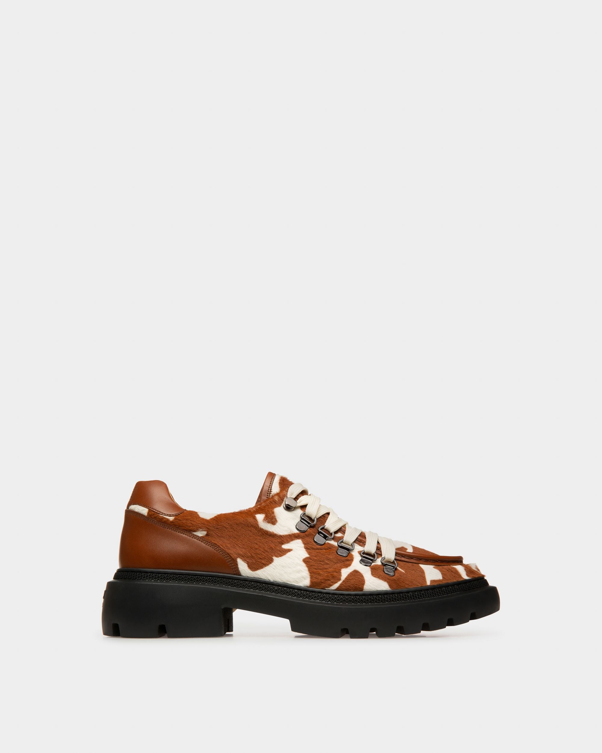 Varshal Derby In Pelle Bianca E Marrone - Uomo - Bally - 01
