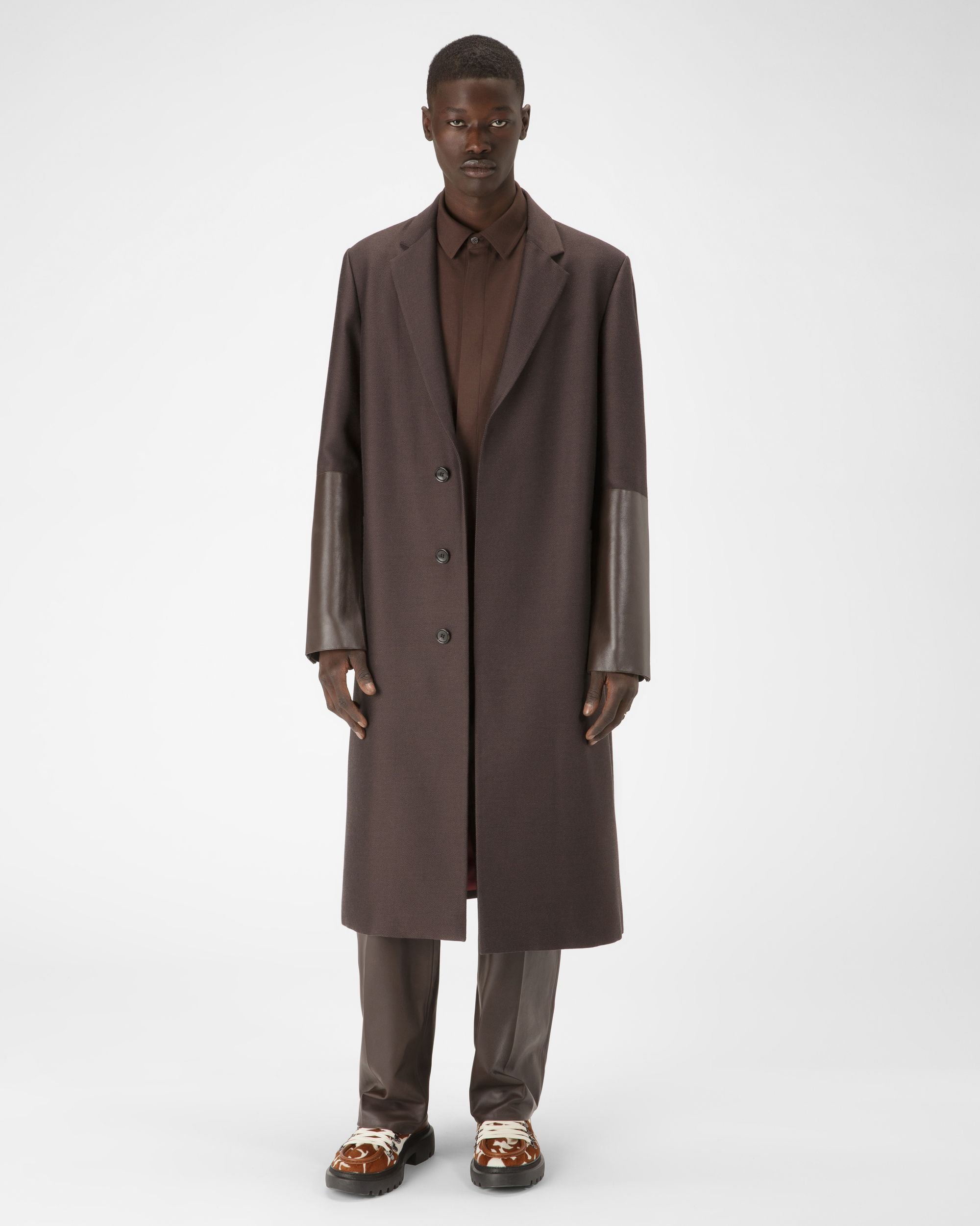 Varshal Derby In Pelle Bianca E Marrone - Uomo - Bally - 03