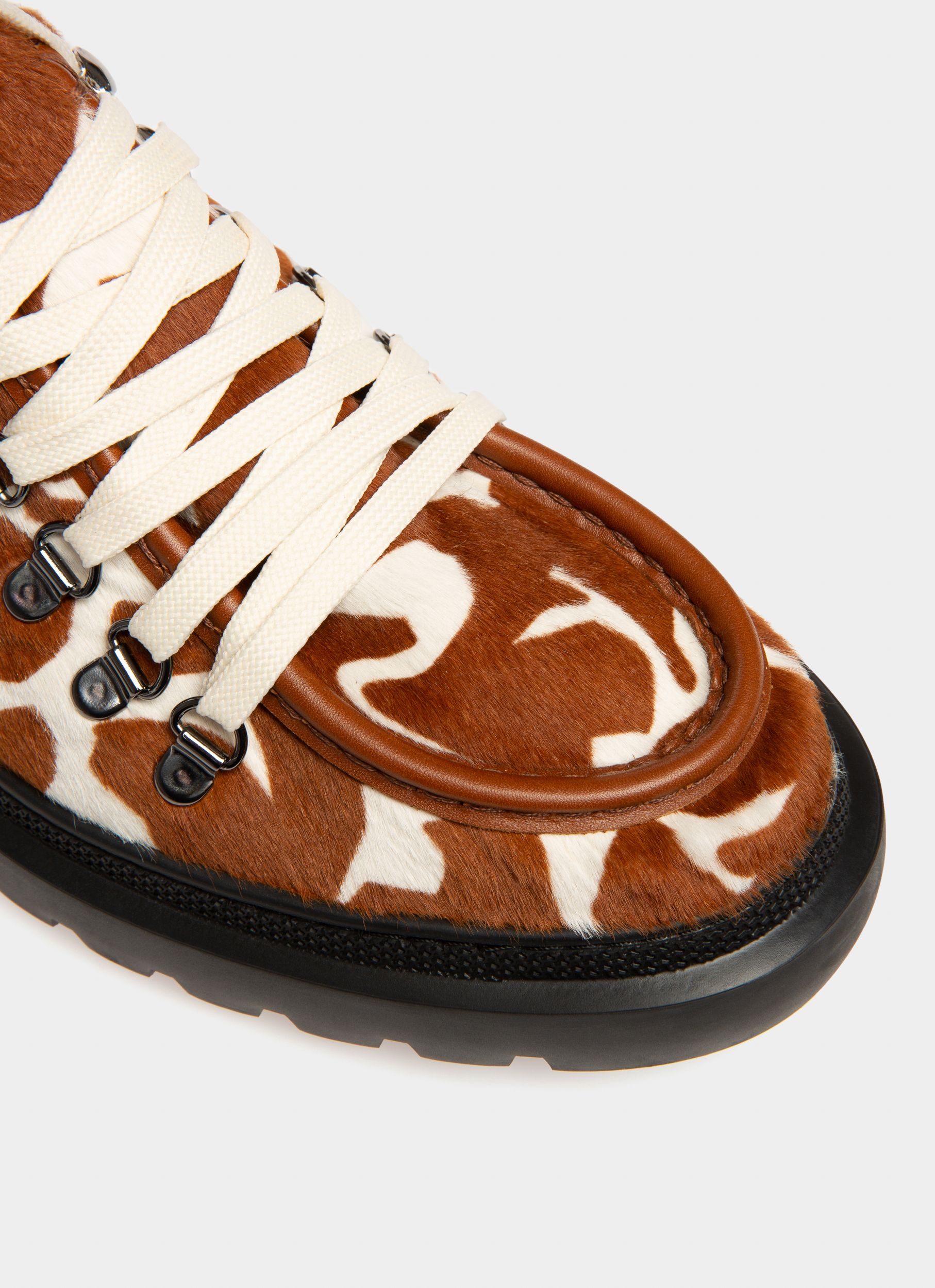 Varshal Derby In Pelle Bianca E Marrone - Uomo - Bally - 06