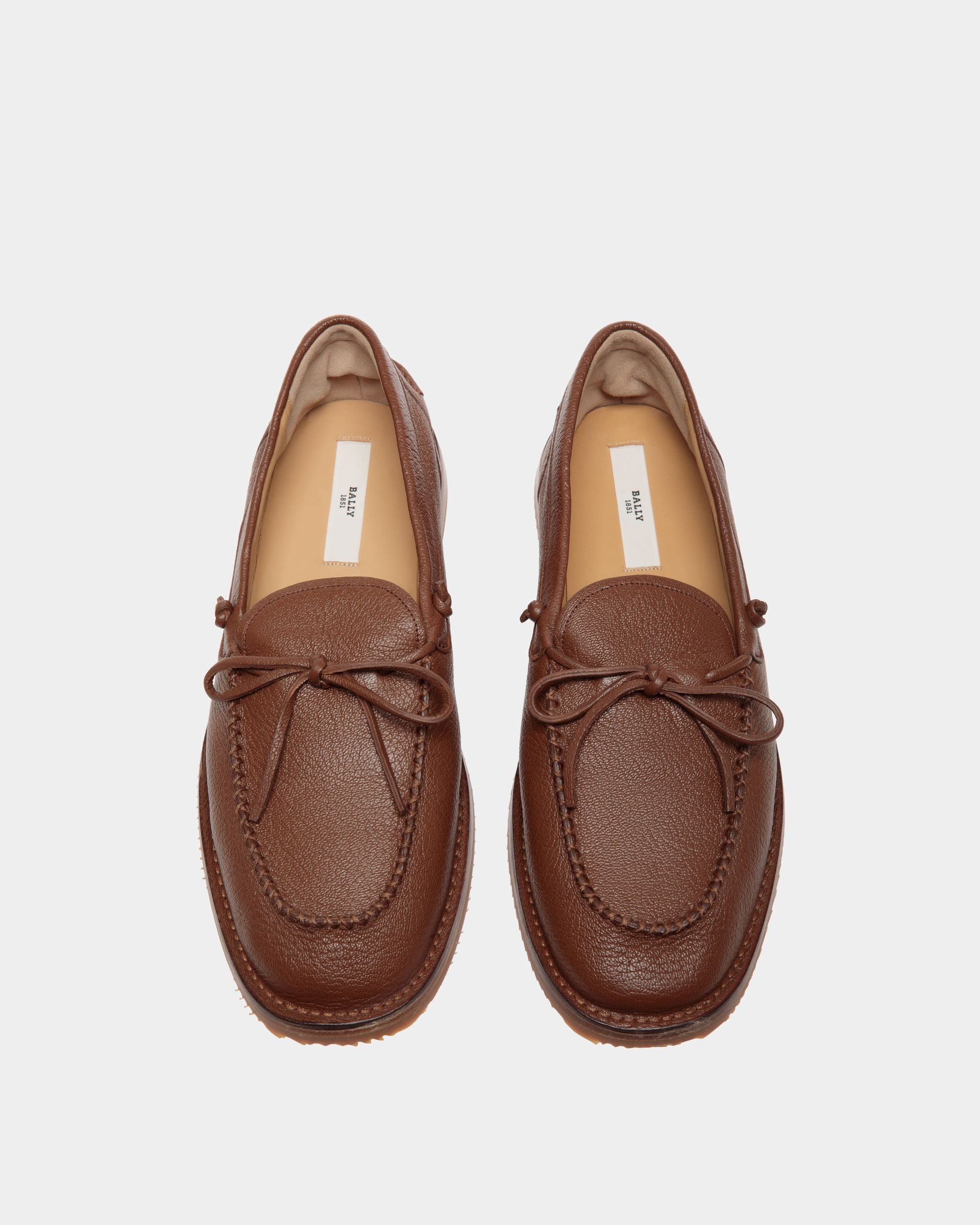 Florida Loafer In Brown Leather - Uomo - Bally - 04