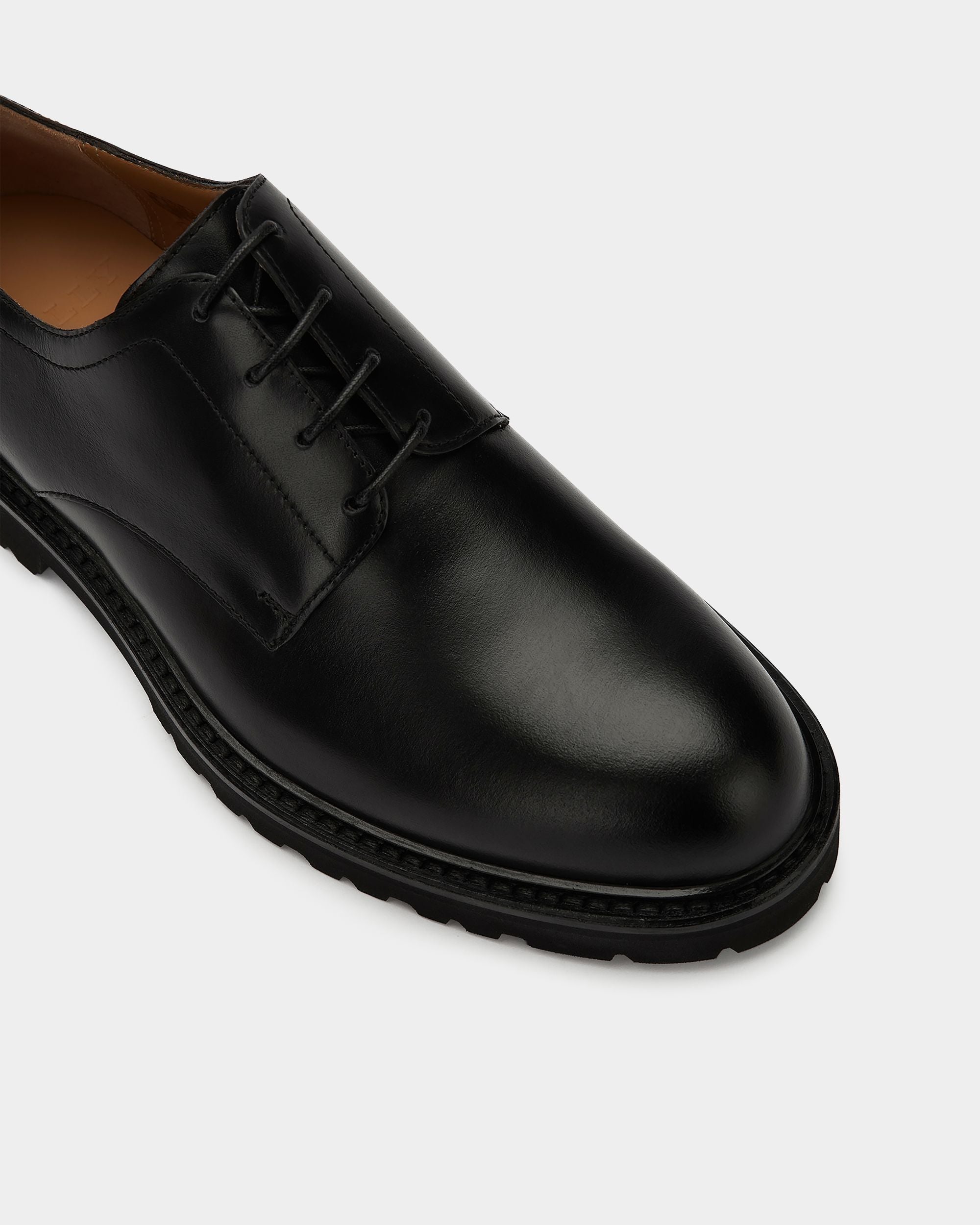 Derby In Pelle Nera - Uomo - Bally - 05