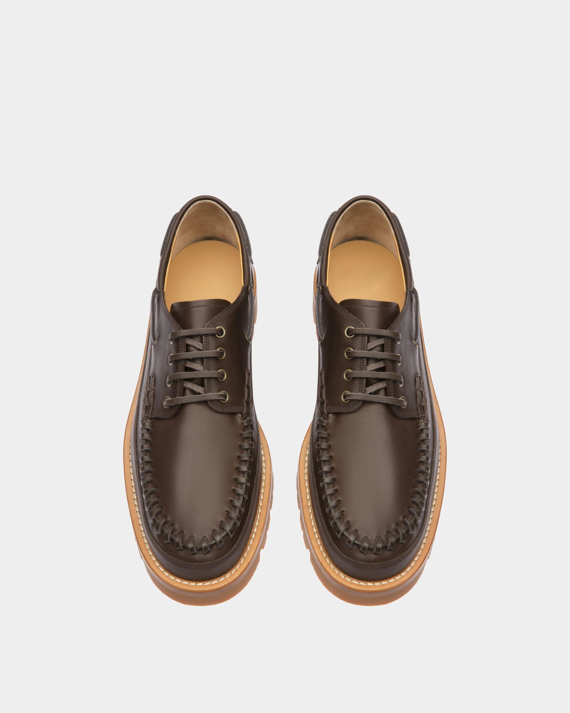 Tristan Mocassini In Pelle Marrone - Uomo - Bally - 02