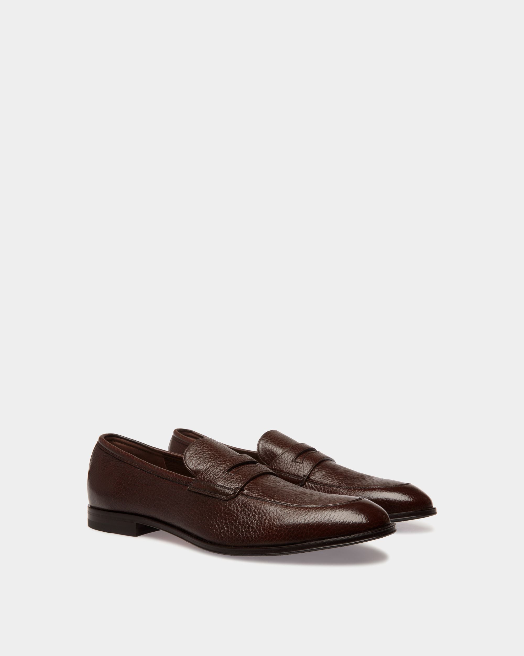 Mocassino Westminster In Pelle Di Daino Marrone - Uomo - Bally - 02