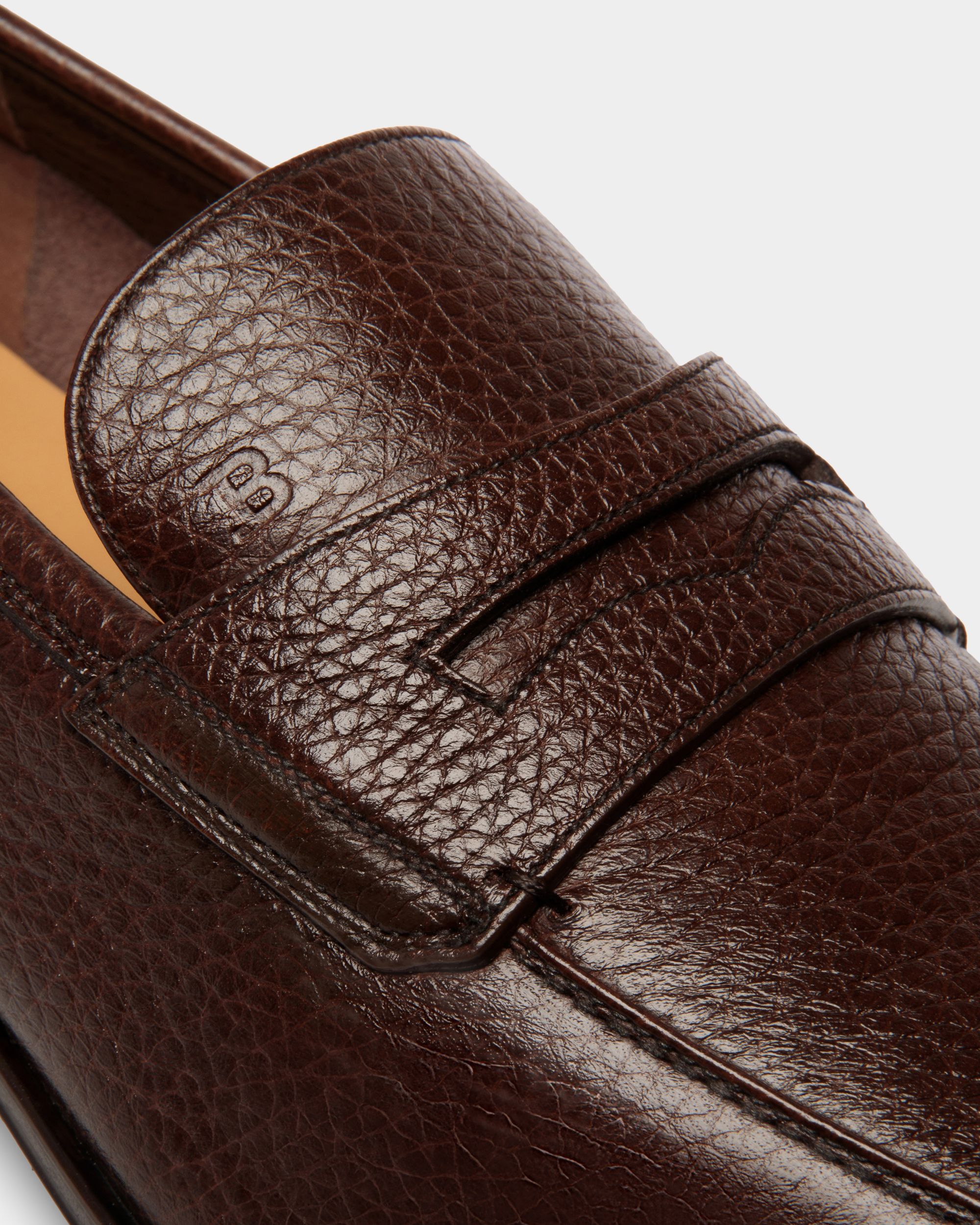 Mocassino Westminster In Pelle Di Daino Marrone - Uomo - Bally - 04