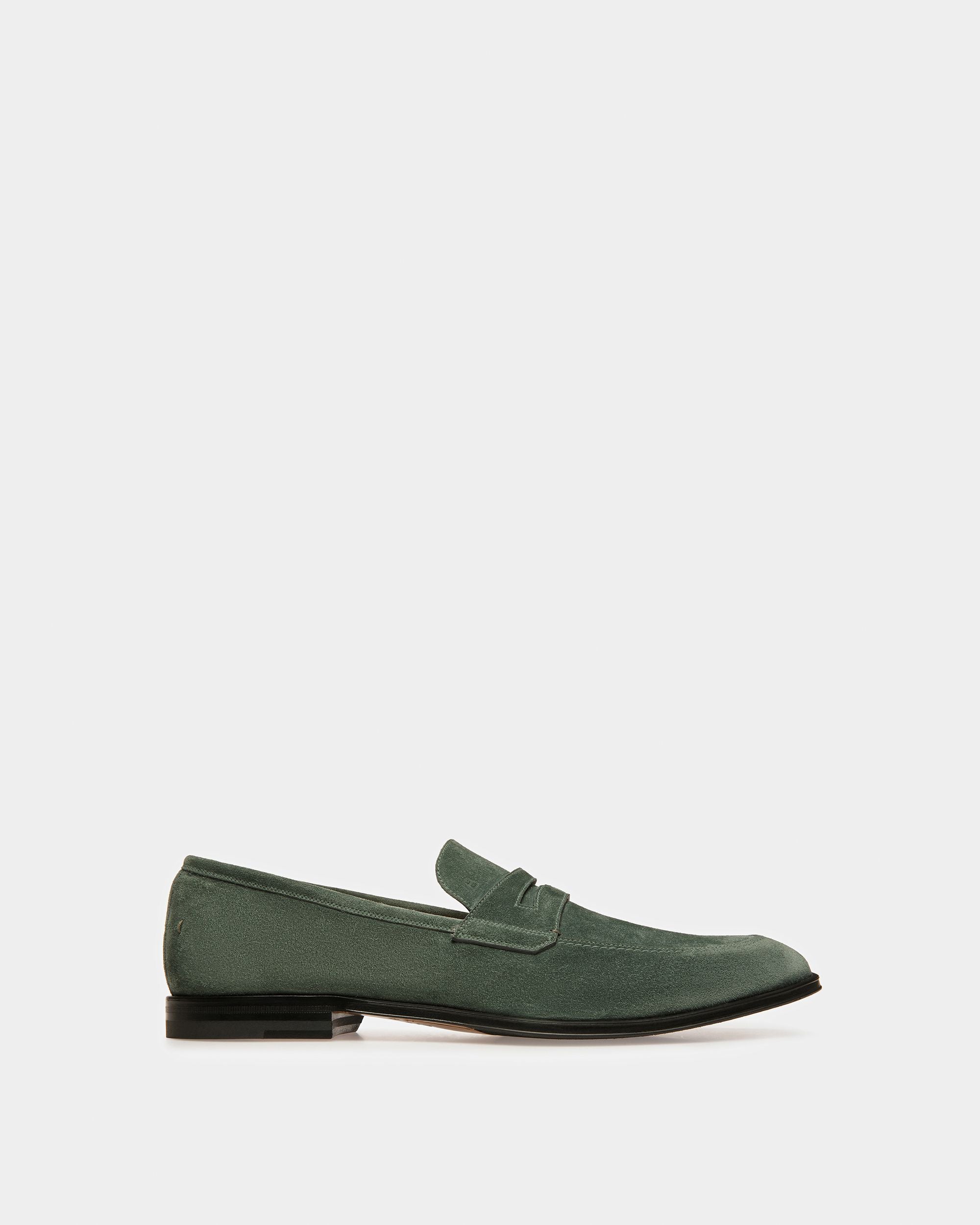 Webb Mocassini In Pelle Verde Salvia - Uomo - Bally - 01