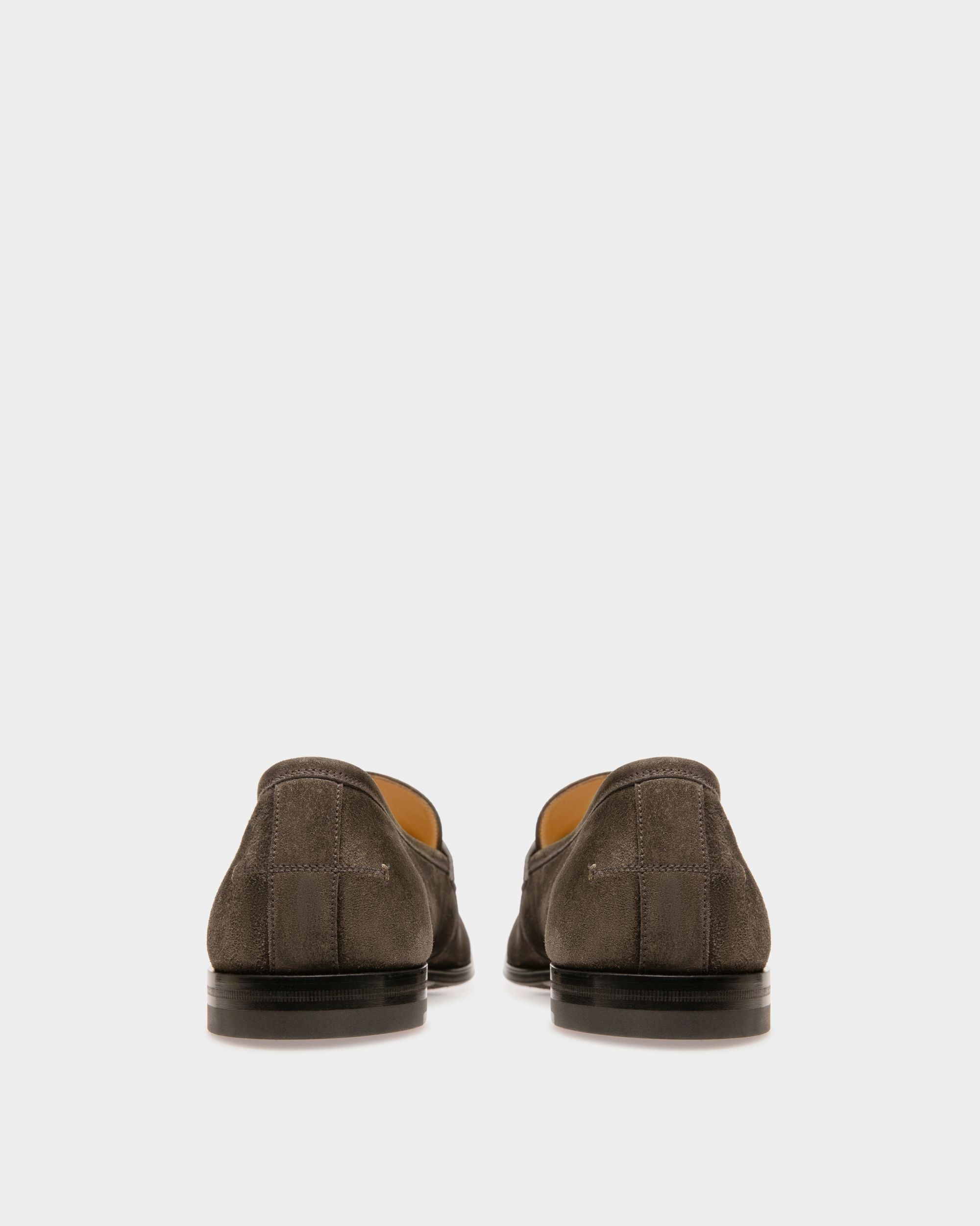 Webb Mocassini In Pelle Verde Militare - Uomo - Bally - 03