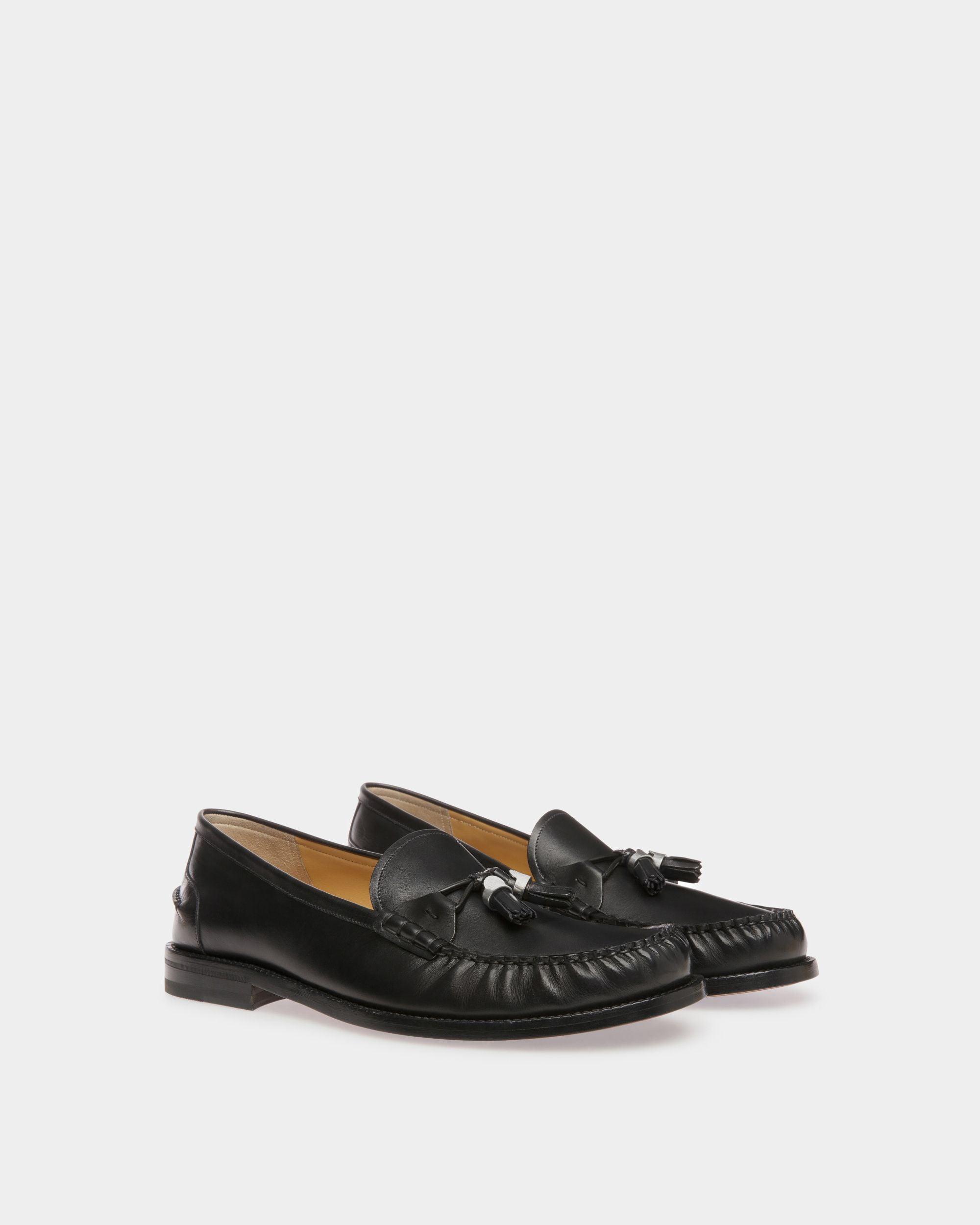 Mocassino Rome In Pelle Nera - Uomo - Bally - 03