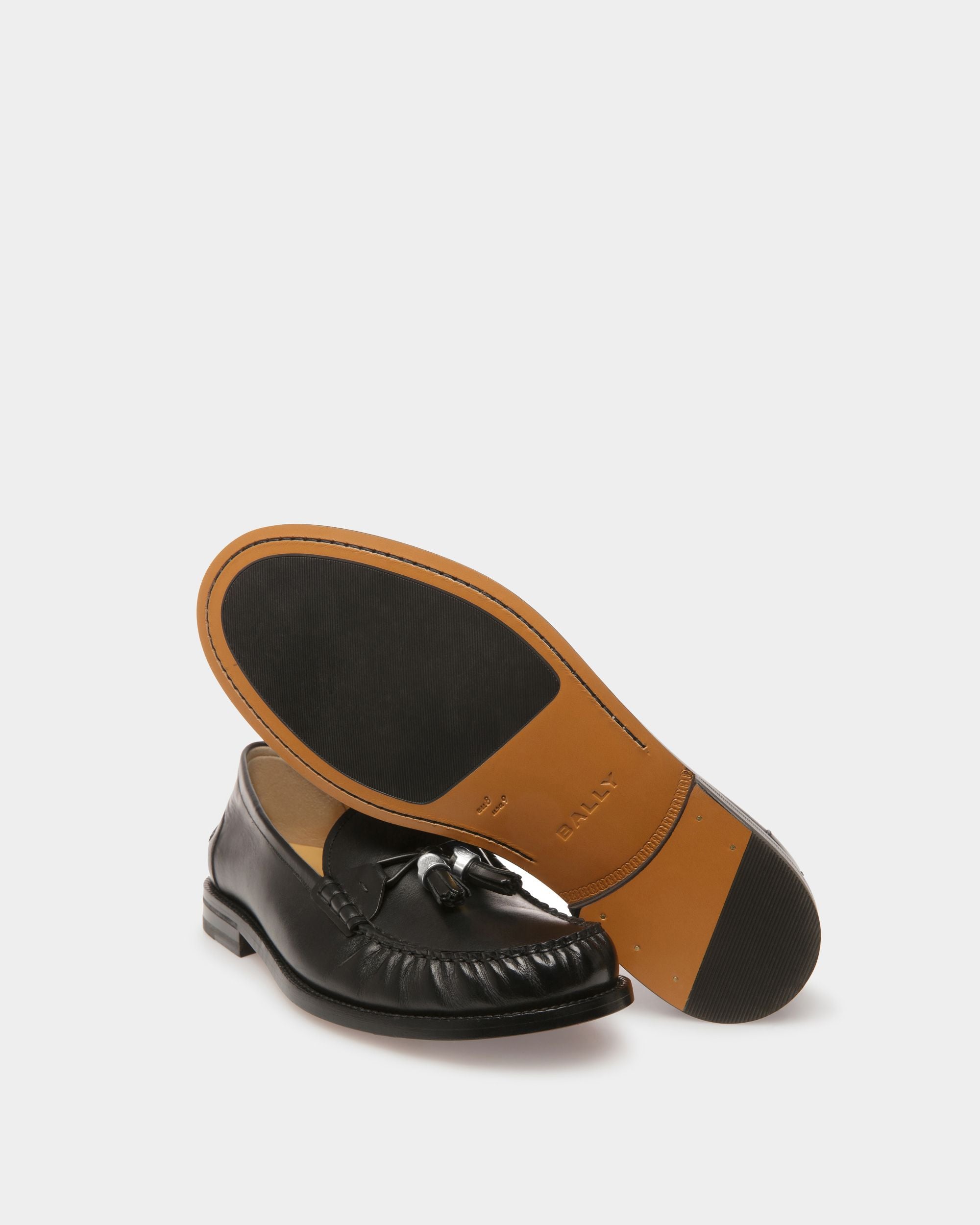 Mocassino Rome In Pelle Nera - Uomo - Bally - 05