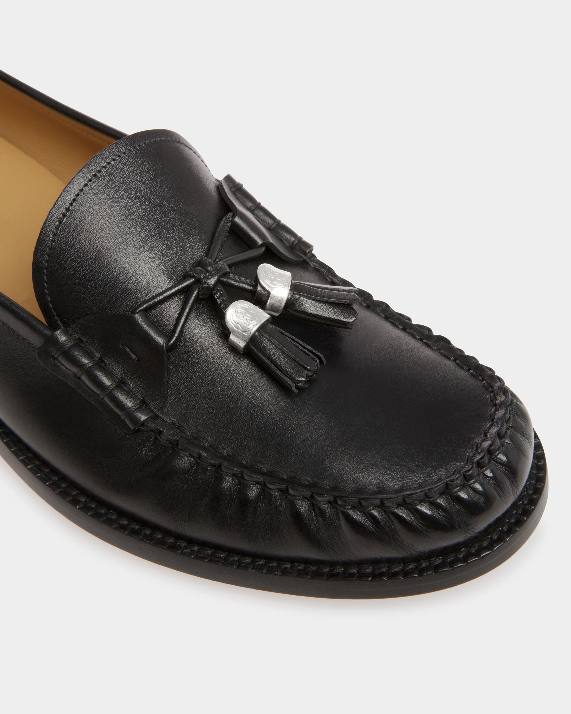 Mocassino Rome In Pelle Nera - Uomo - Bally - 06