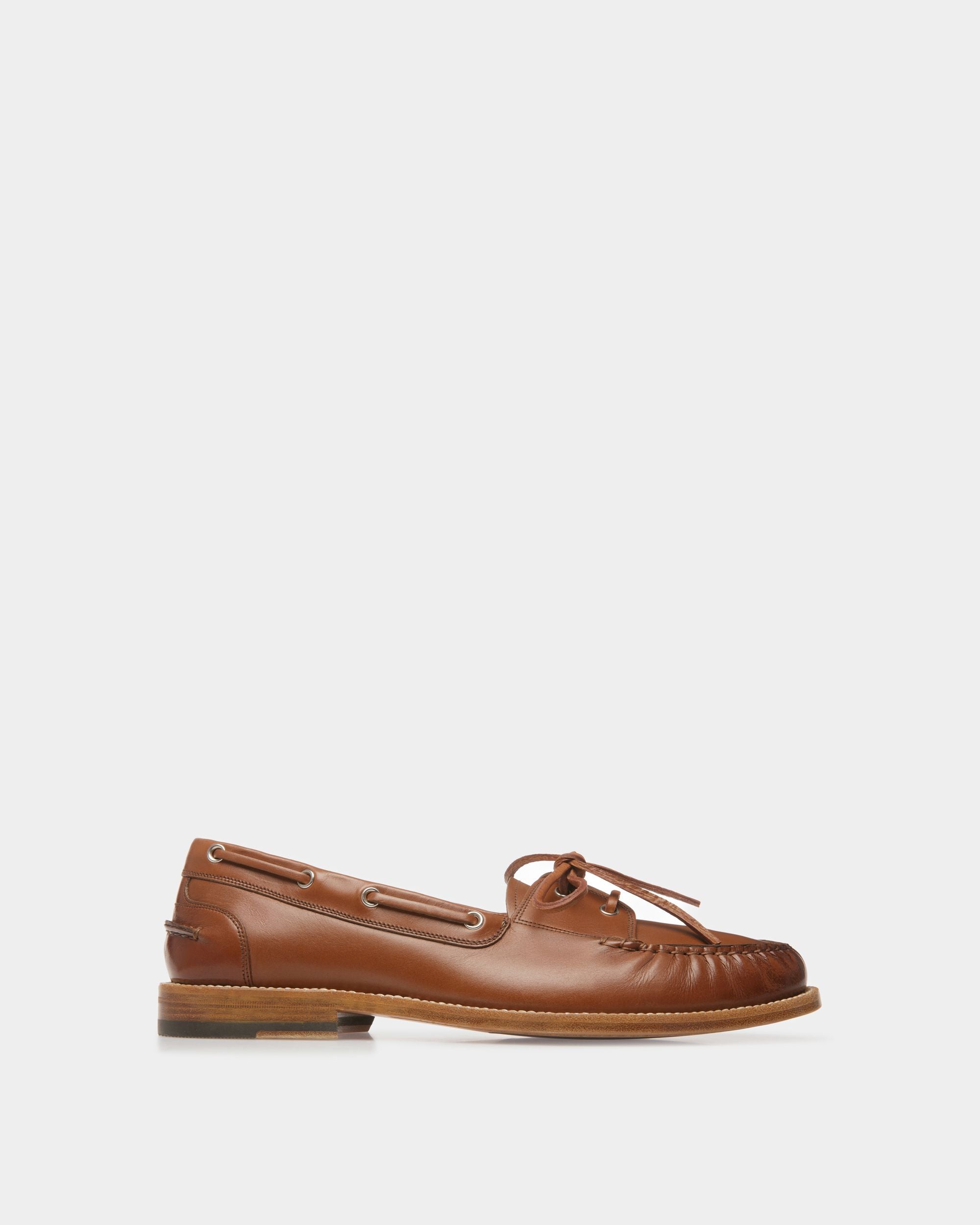 Mocassino Rome In Pelle Marrone - Uomo - Bally - 01