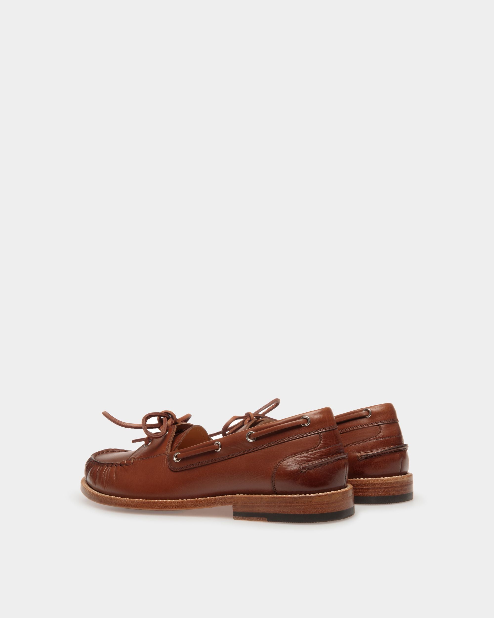 Mocassino Rome In Pelle Marrone - Uomo - Bally - 04