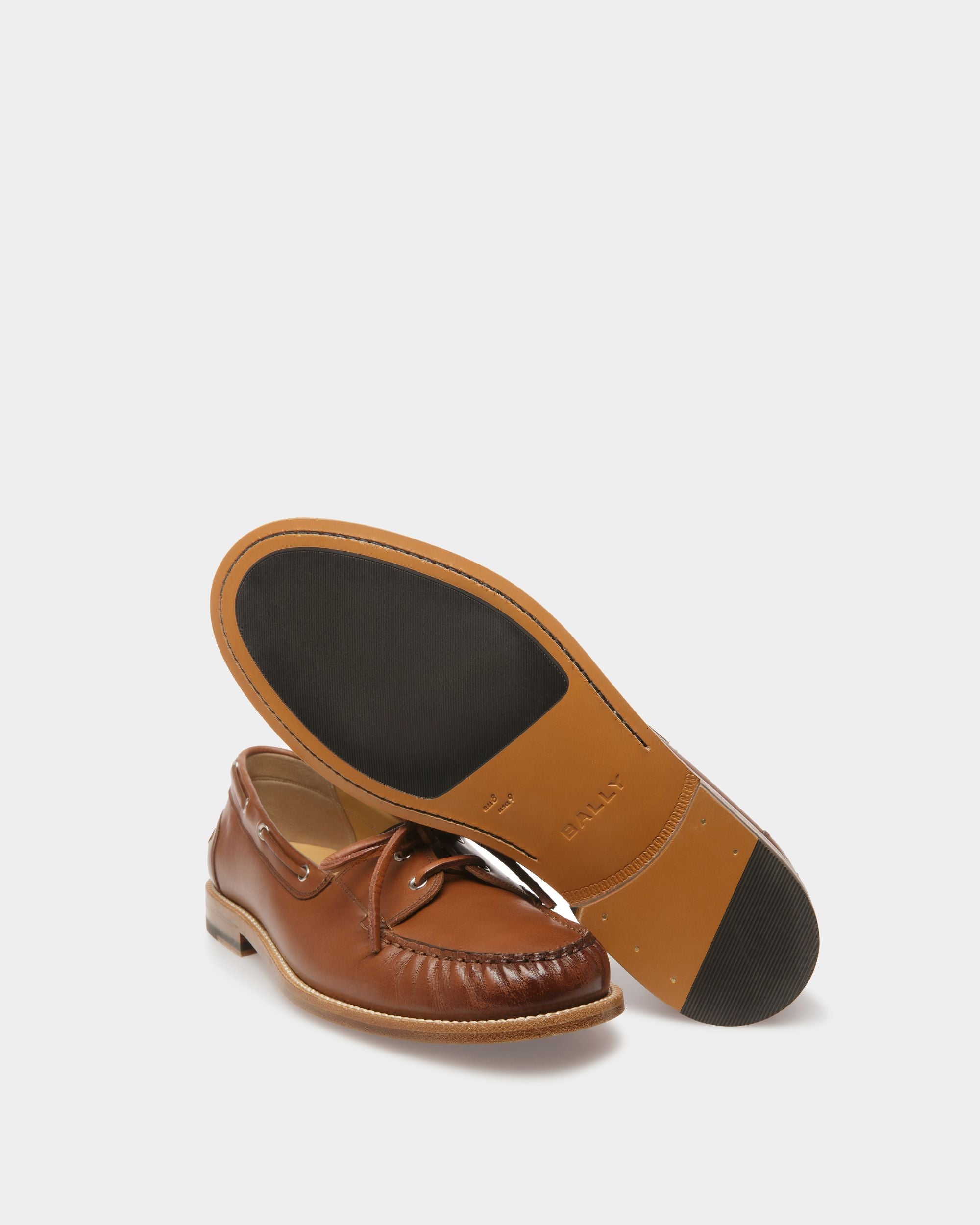 Mocassino Rome In Pelle Marrone - Uomo - Bally - 05