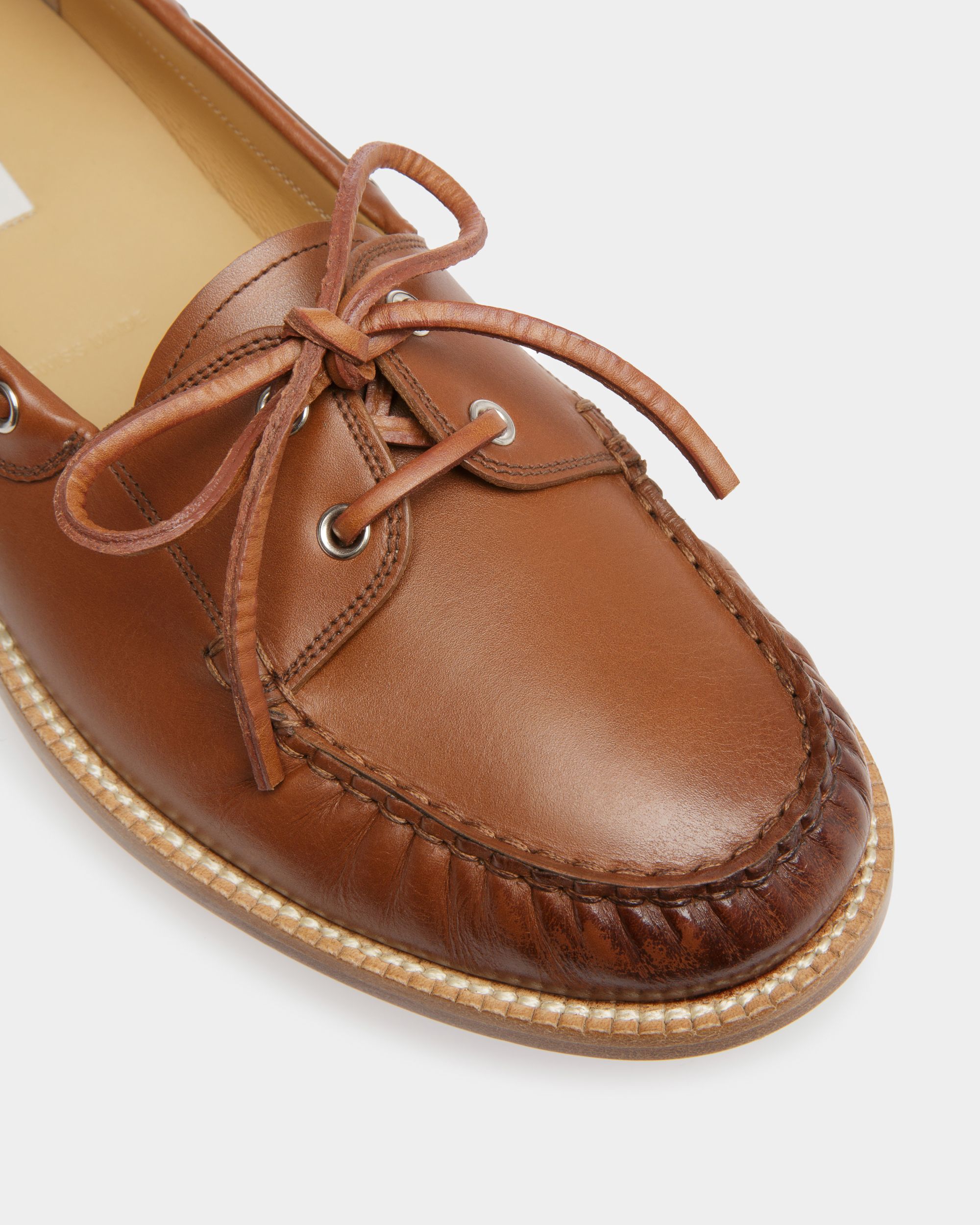 Mocassino Rome In Pelle Marrone - Uomo - Bally - 06