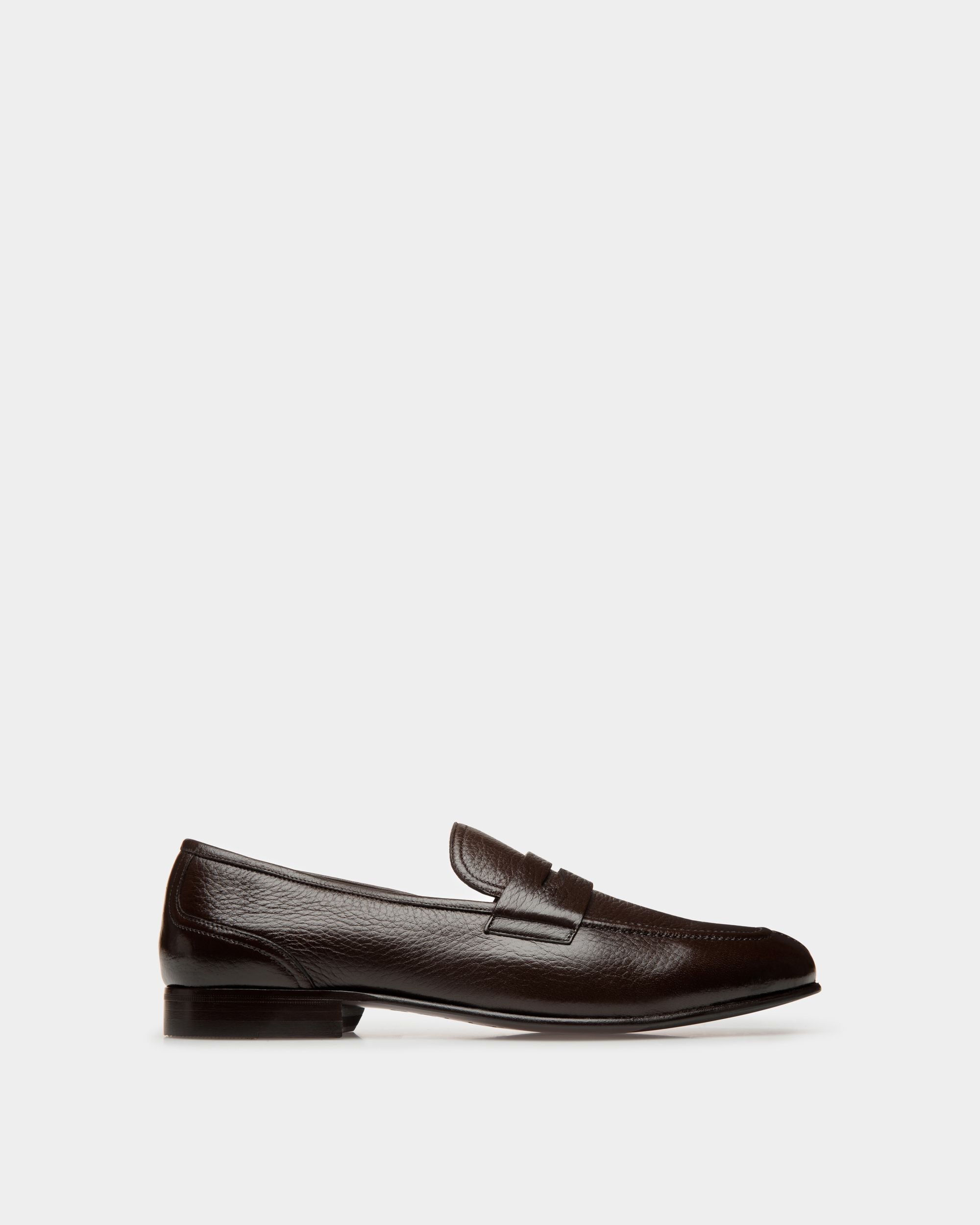 Suisse Loafer In Brown Leather - Uomo - Bally - 01