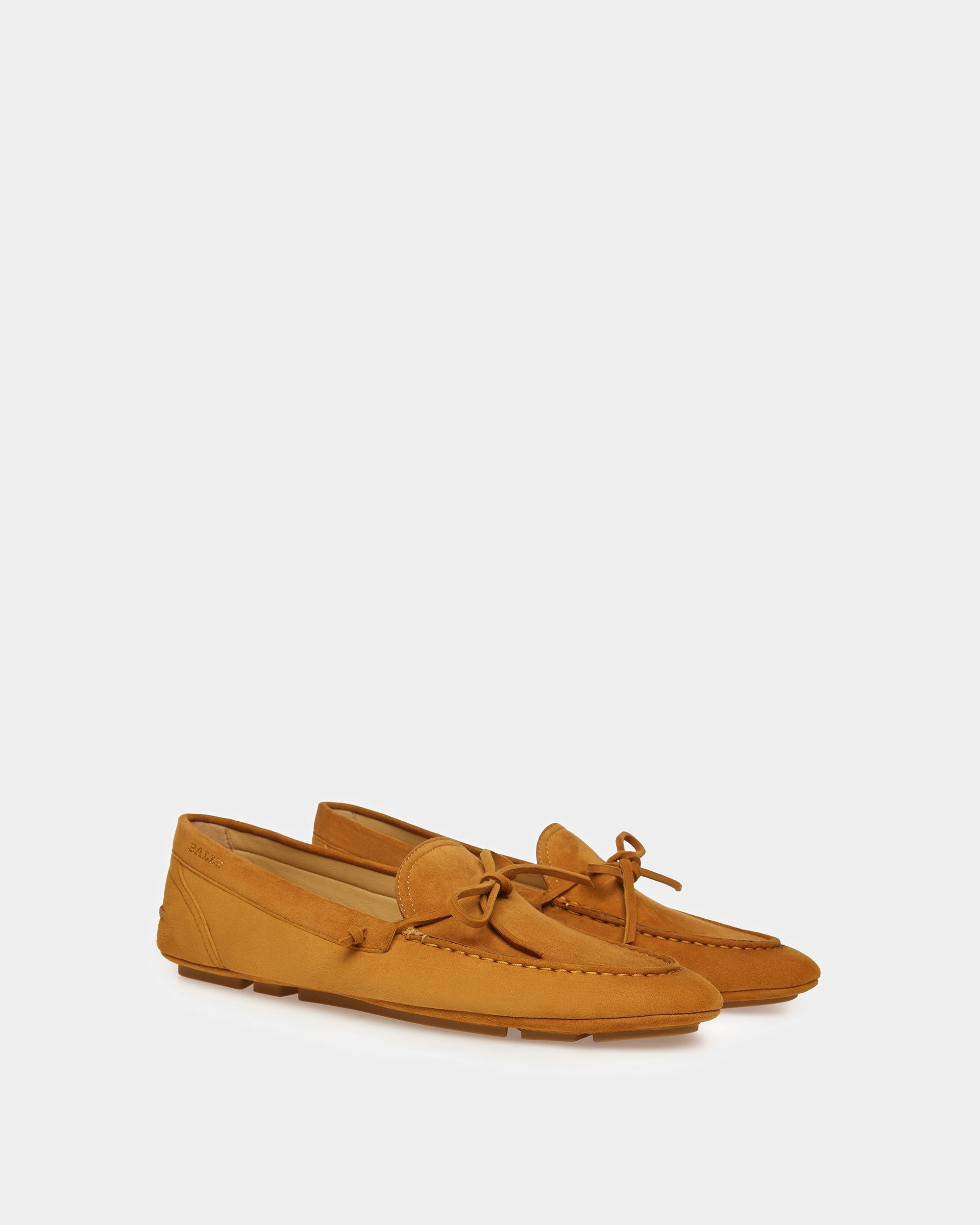 Scarpa Da Guida Hansen In Pelle Scamosciata - Uomo - Bally - 03