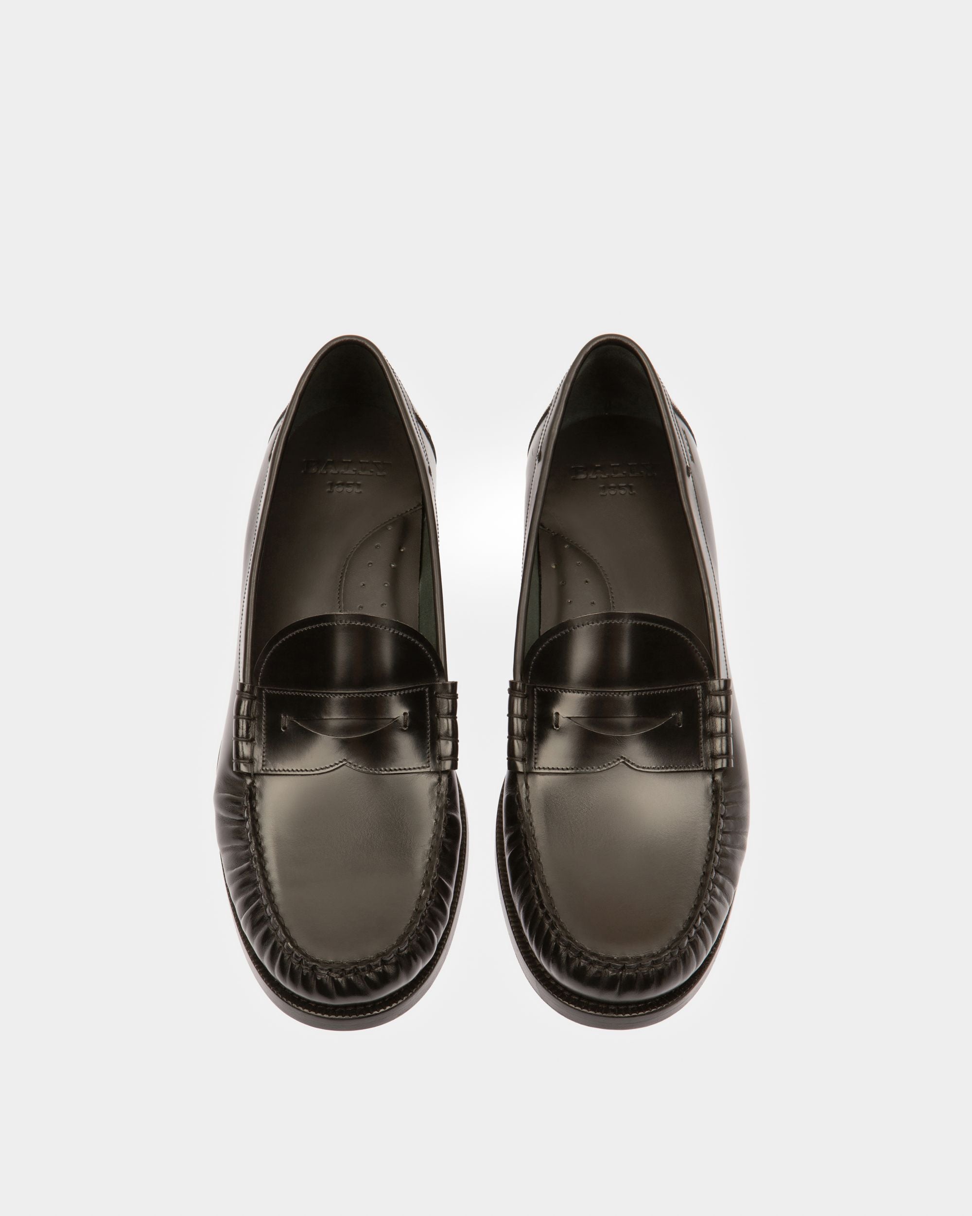 Coelo Mocassini In Pelle Nera - Uomo - Bally - 02