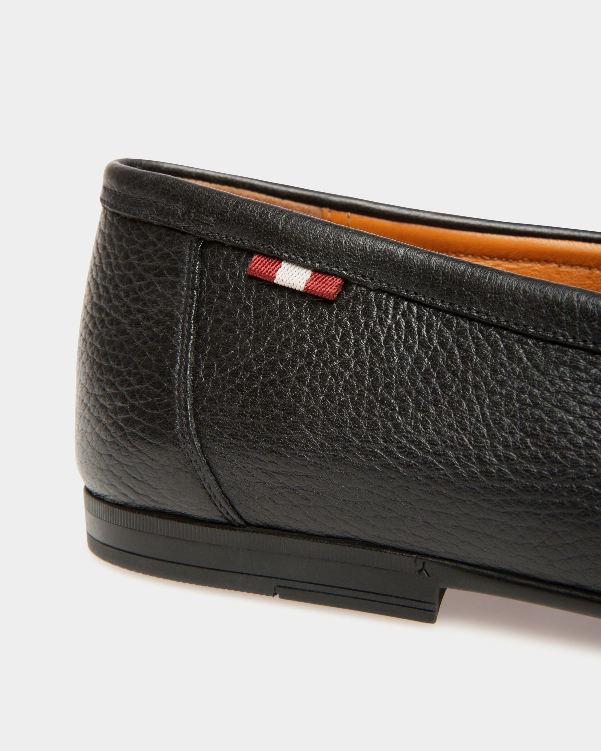 Mocassino In Pelle Granata Nera - Uomo - Bally - 03