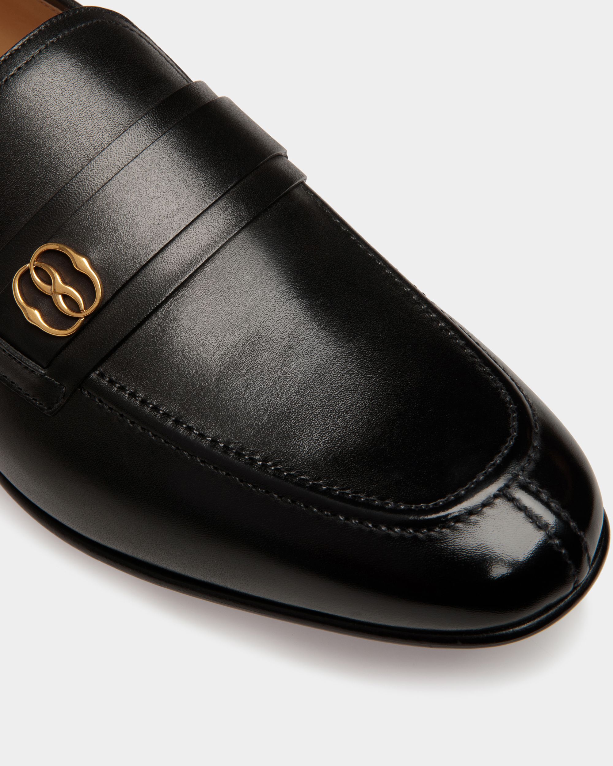 Mocassino Suisse In Pelle Nera - Uomo - Bally - 04
