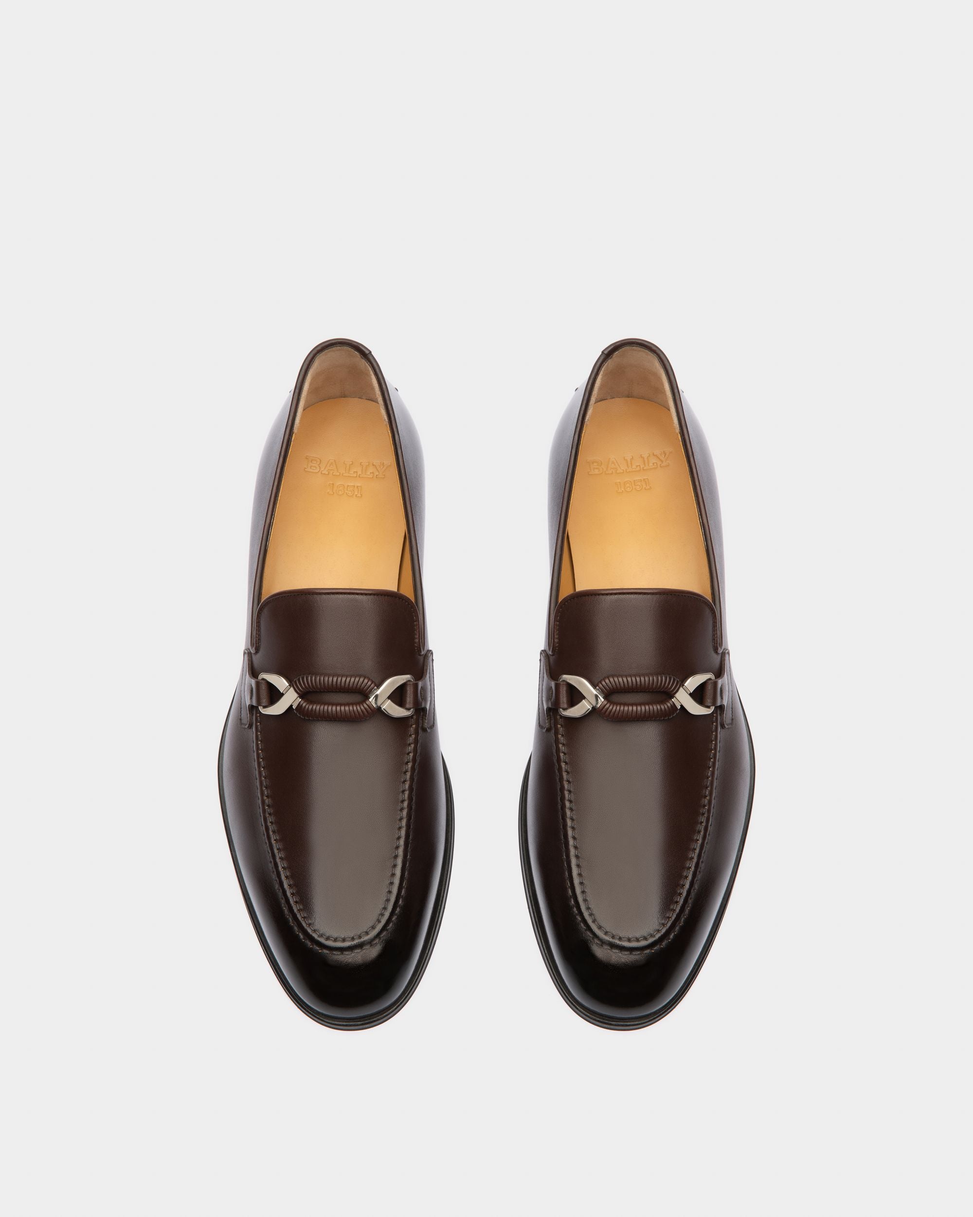 Wernof Mocassini In Pelle Marrone - Uomo - Bally - 02