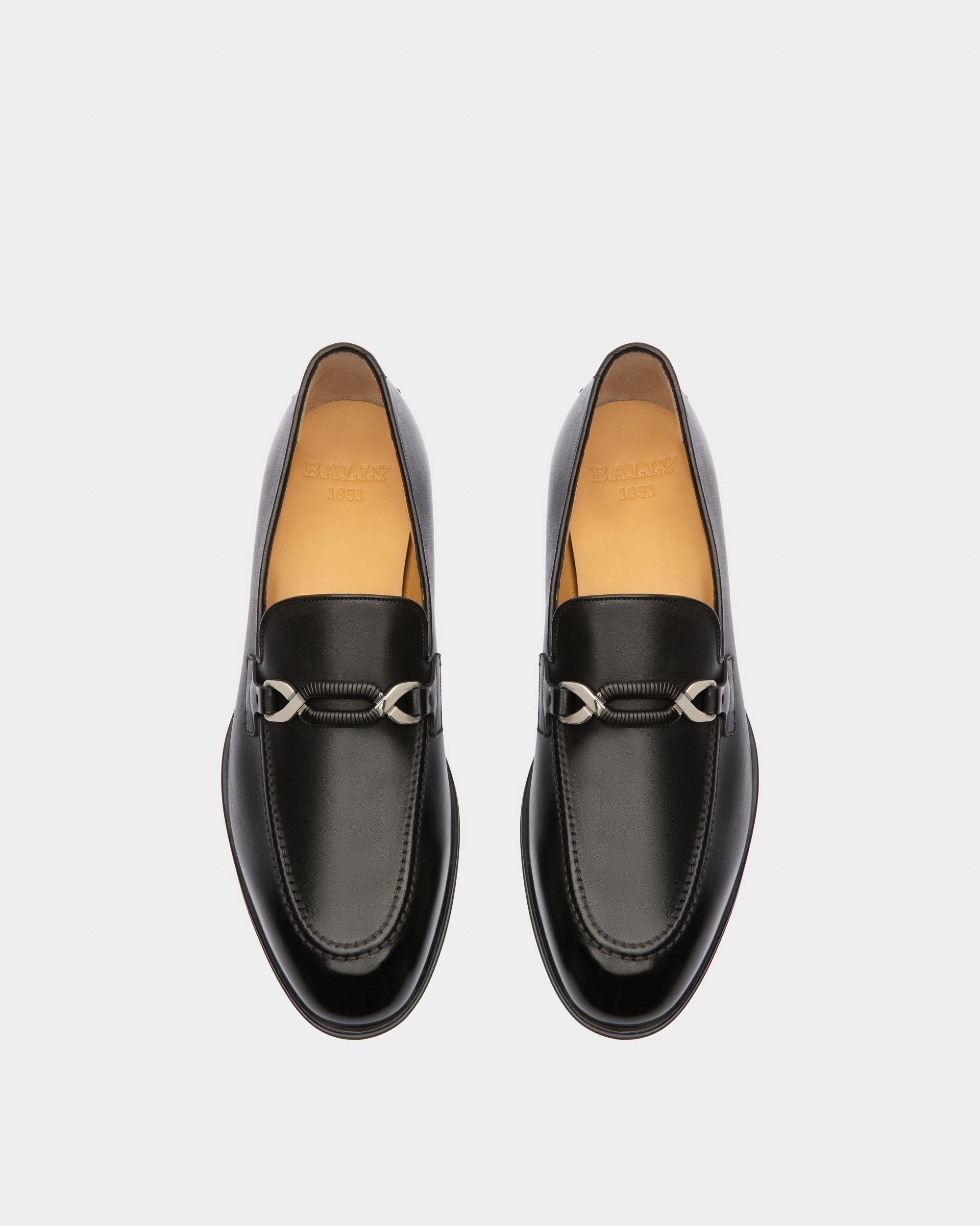Wernof Mocassini In Pelle Nera - Uomo - Bally - 02