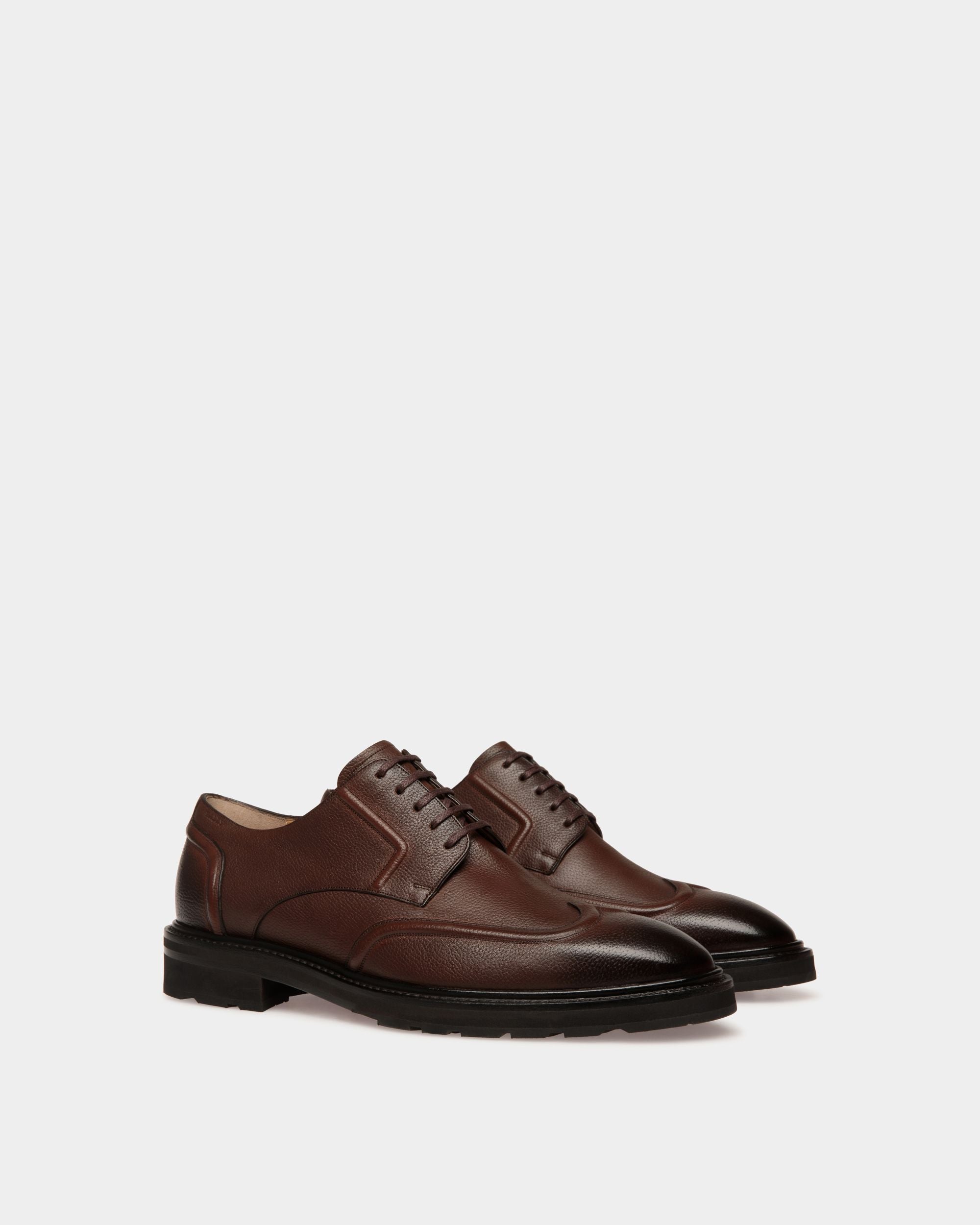 Derby Meyrin In Pelle Marrone - Uomo - Bally - 03