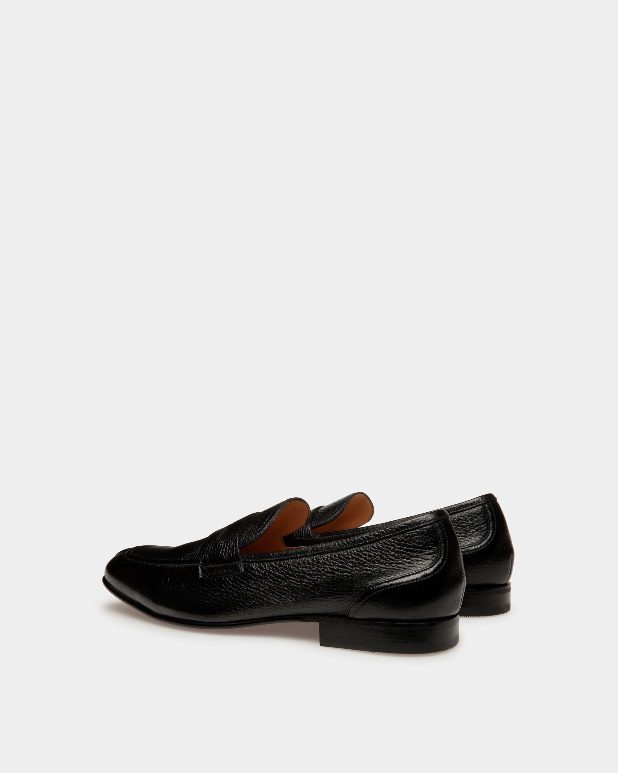 Mocassino Suisse In Pelle Nera - Uomo - Bally - 03