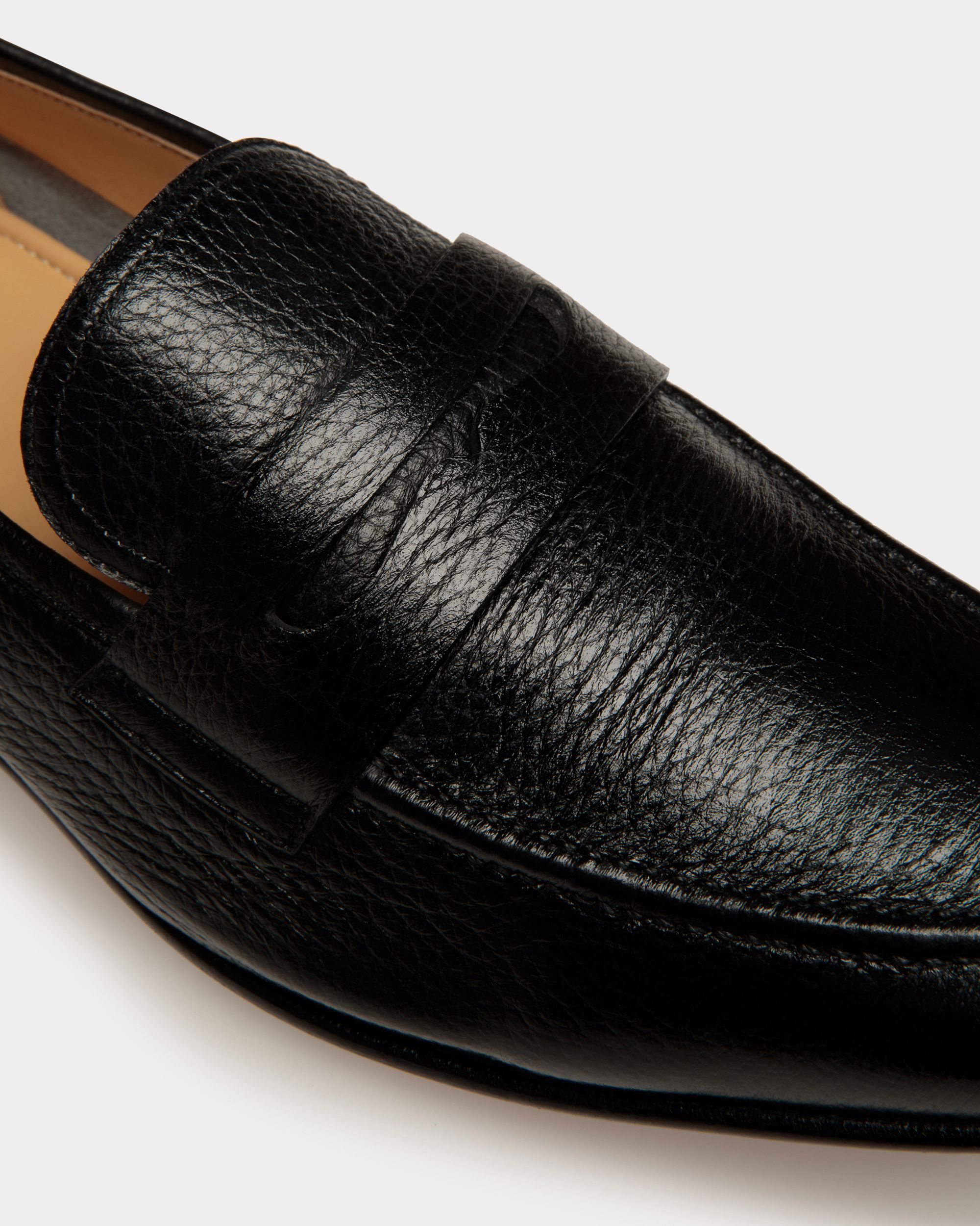 Mocassino Suisse In Pelle Nera - Uomo - Bally - 04