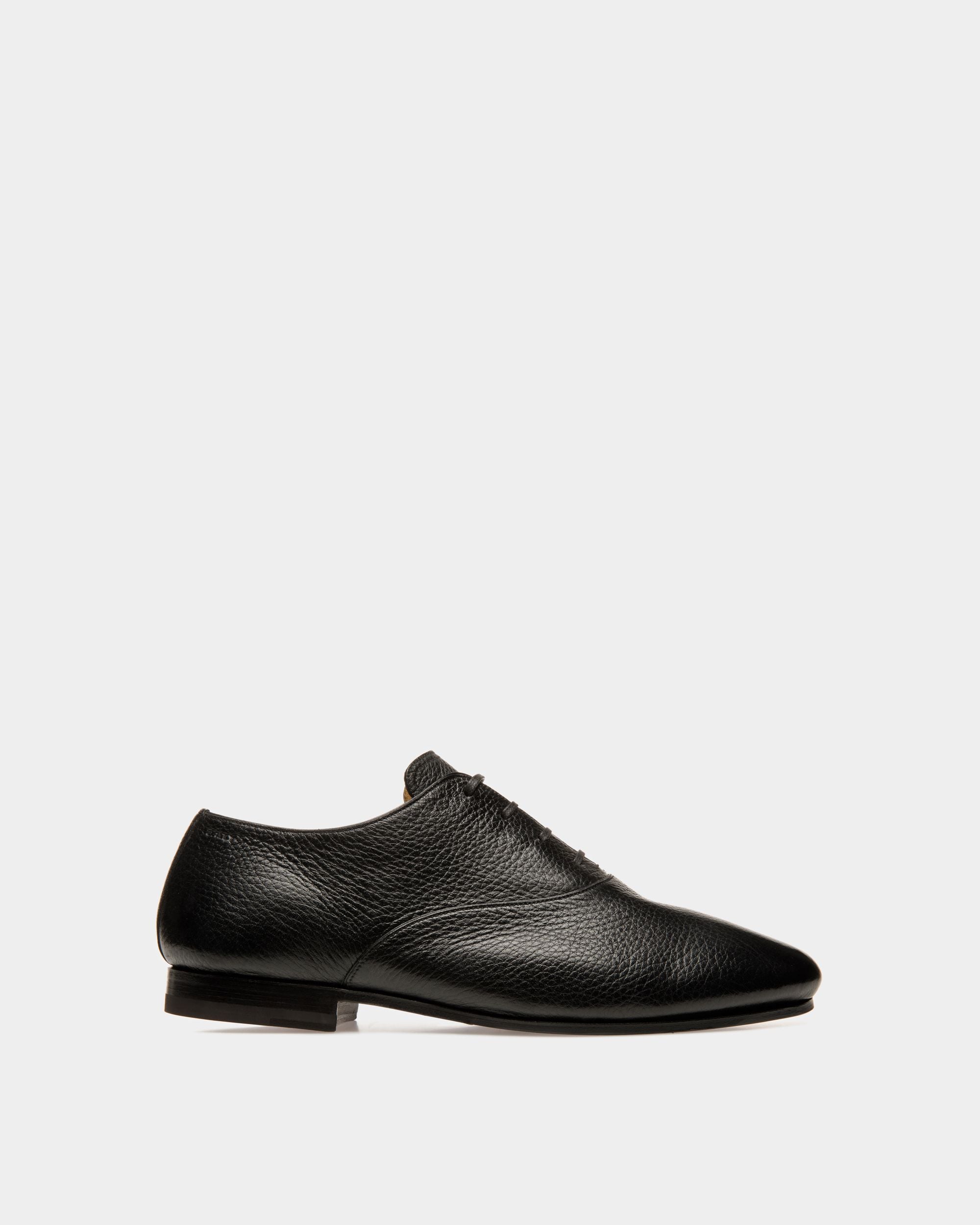 Scarpa Oxford Pinte In Pelle Nera - Uomo - Bally - 01