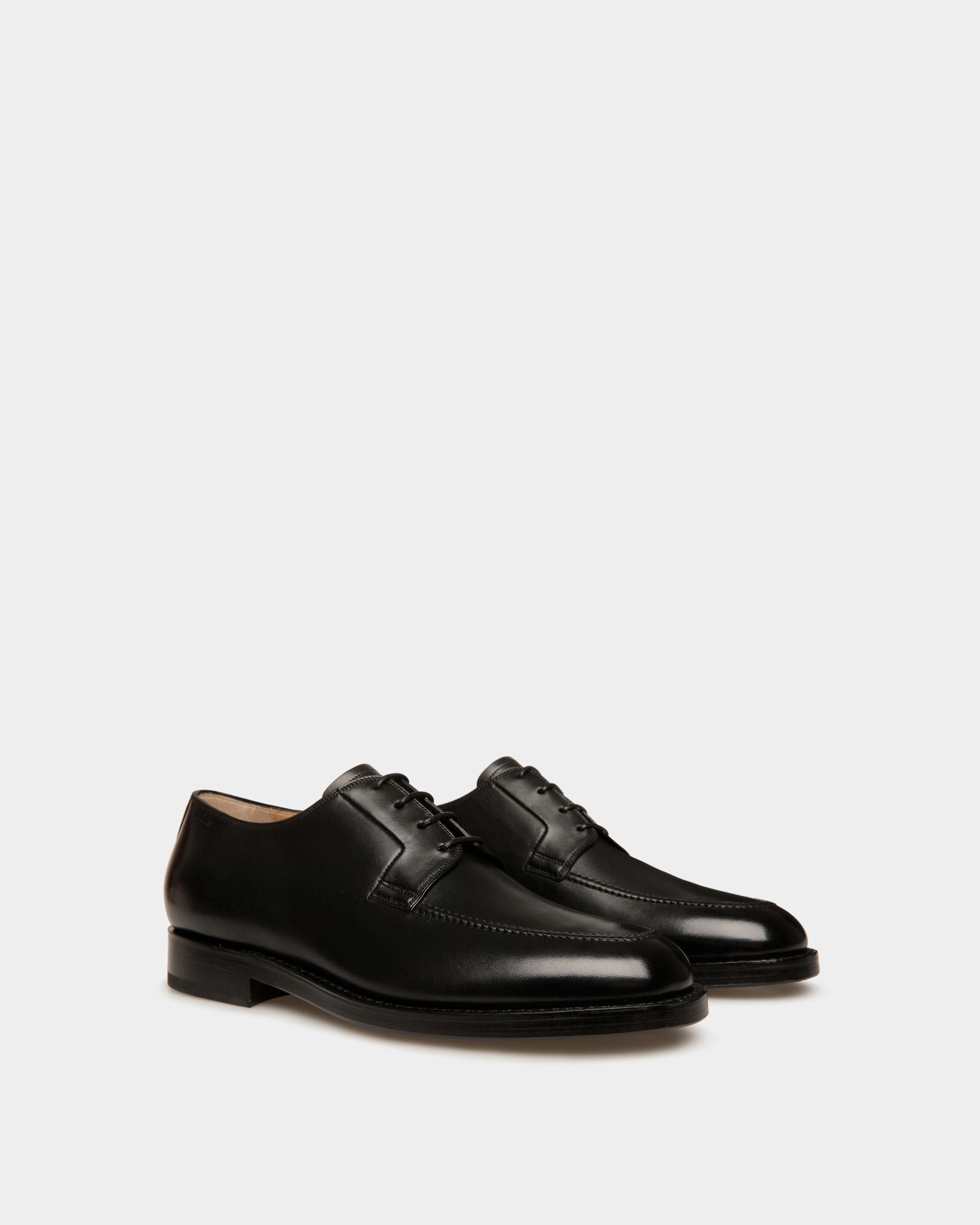 Scarpa Derby Schoenen In Pelle Nera - Uomo - Bally - 02