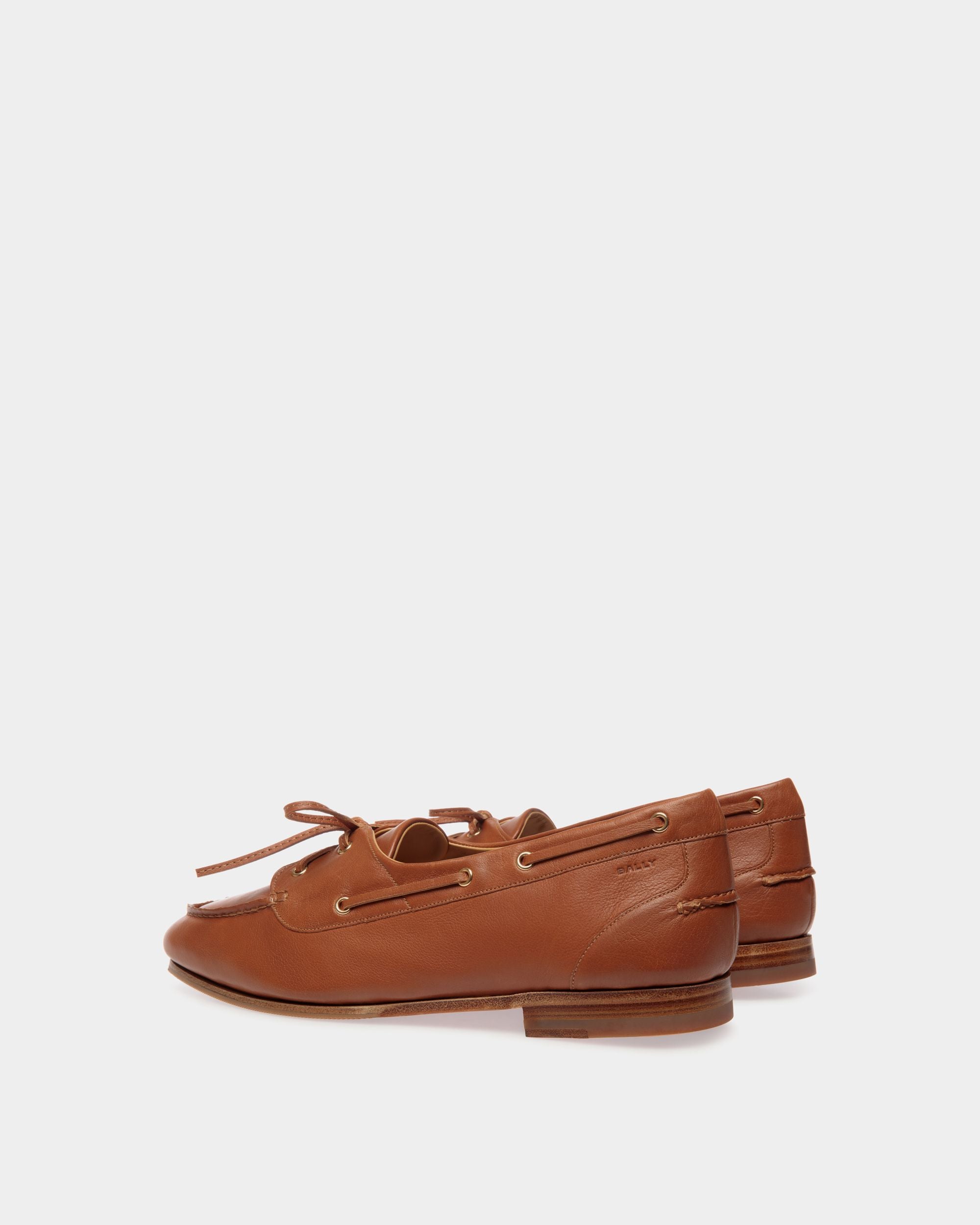 Mocassino Plume In Pelle Marrone - Uomo - Bally - 04