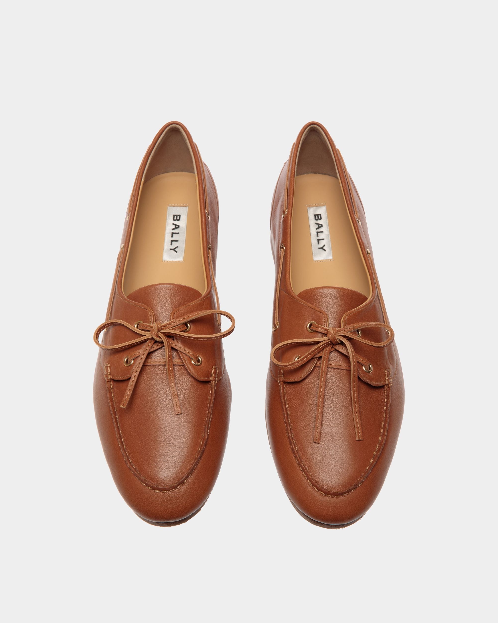 Mocassino Plume In Pelle Marrone - Uomo - Bally - 05
