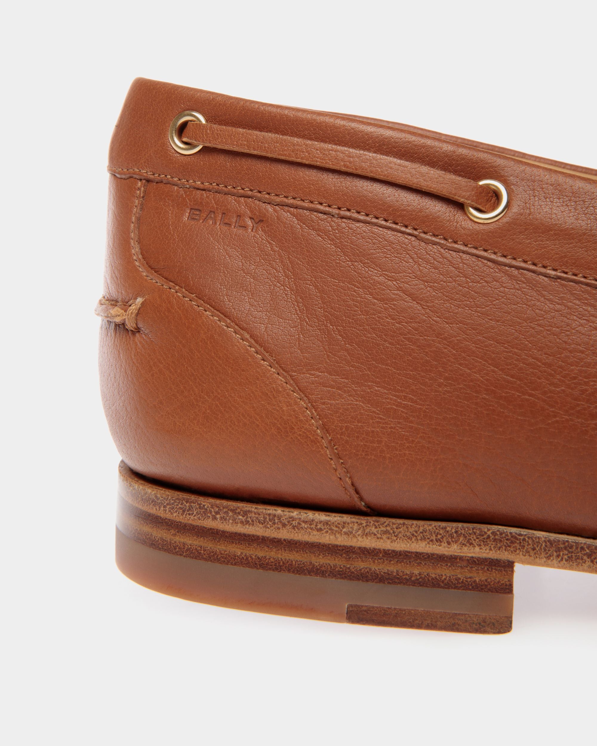Mocassino Plume In Pelle Marrone - Uomo - Bally - 06